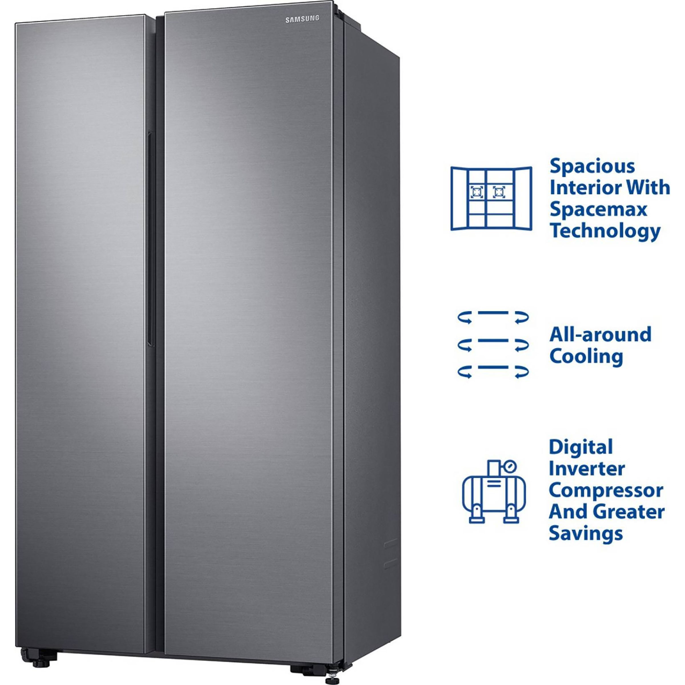 SAMSUNG 700 Litres Frost Free Double Door Refrigerator with SpaceMax Technology (RS72R5001M9/TL, Gentle Silver Matt) SAMSUNG 700 Litres Frost Free Double Door Refrigerator with SpaceMax Technology (RS72R5001M9/TL, Gentle Silver Matt)_14