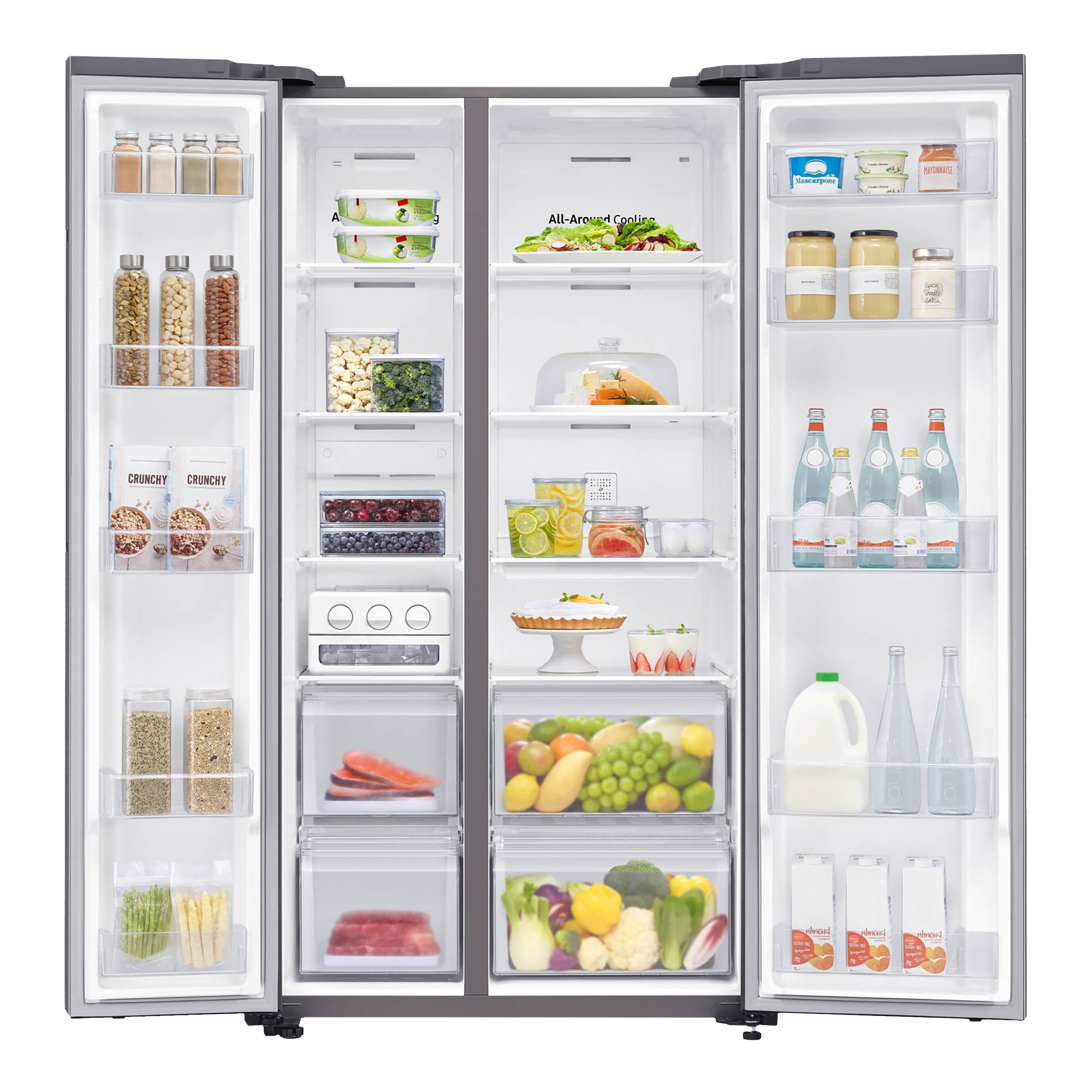 SAMSUNG 700 Litres Frost Free Double Door Refrigerator with SpaceMax Technology (RS72R5001M9/TL, Gentle Silver Matt) SAMSUNG 700 Litres Frost Free Double Door Refrigerator with SpaceMax Technology (RS72R5001M9/TL, Gentle Silver Matt)_5