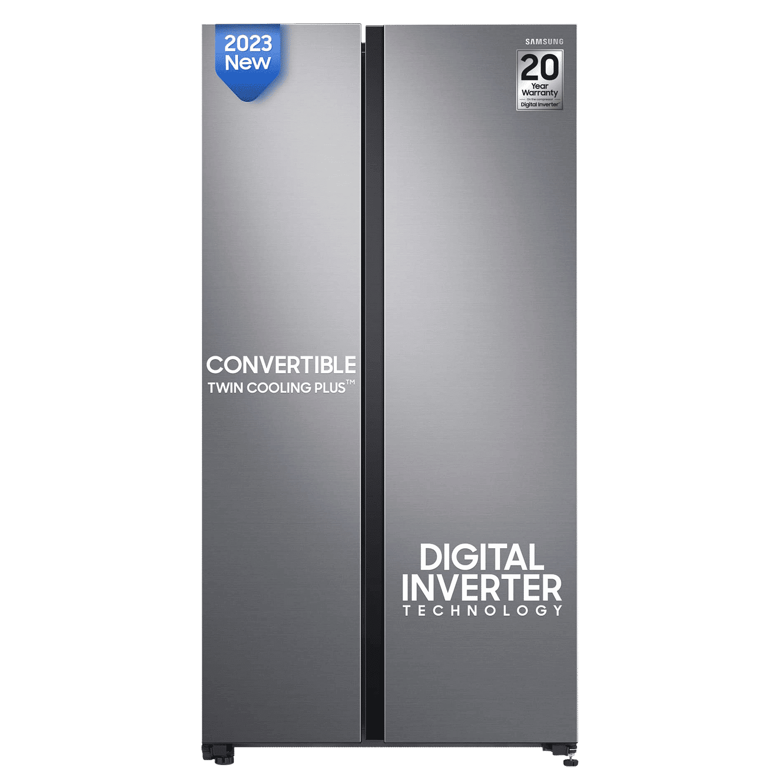 SAMSUNG 700 Litres Frost Free Double Door Refrigerator with SpaceMax Technology (RS72R5001M9/TL, Gentle Silver Matt) SAMSUNG 700 Litres Frost Free Double Door Refrigerator with SpaceMax Technology (RS72R5001M9/TL, Gentle Silver Matt)_1