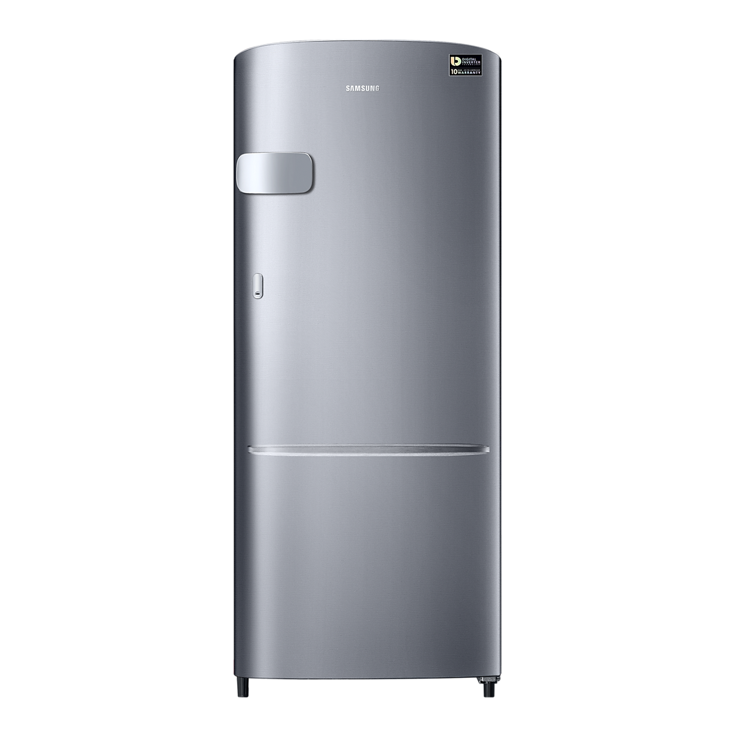 SAMSUNG 230 Liters 3 Star Direct Cool Single Door Refrigerator with Stabilizer Free Operation (RR24A2Y2YS8/NL, Elegant Inox)_1