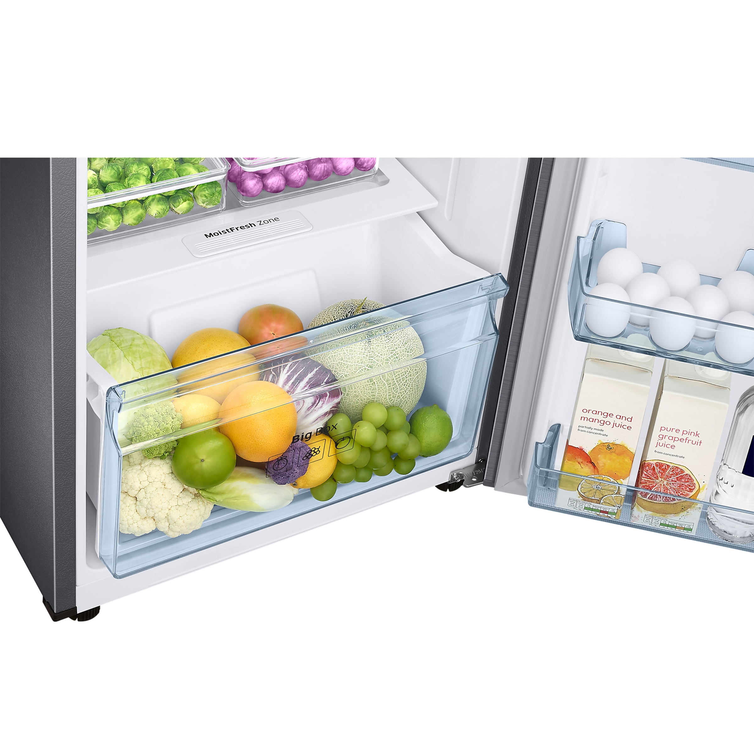 SAMSUNG 253 Litres 3 Star Frost Free Double Door Convertible Refrigerator with All-around Cooling Technology (RT28T3743S8/HL, Elegant Inox)_11