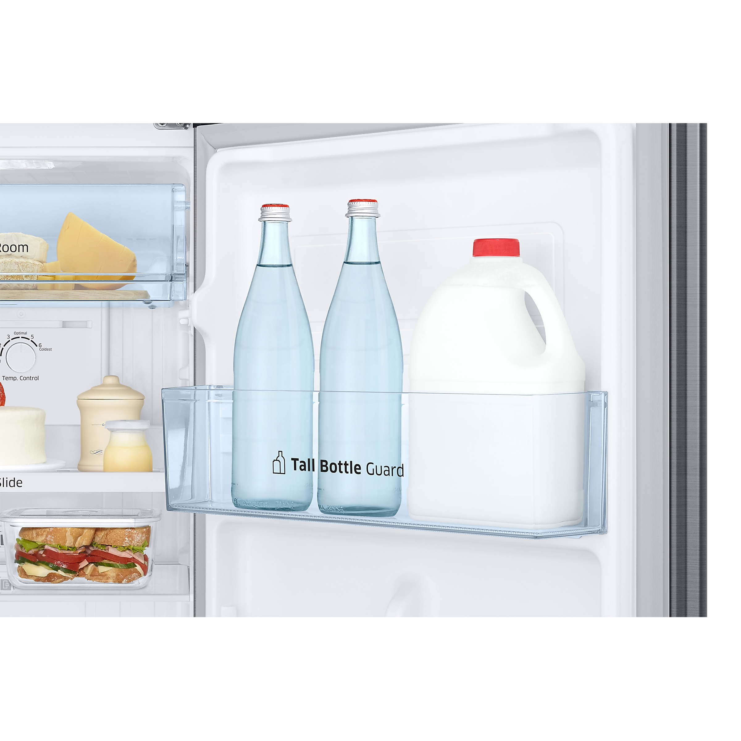 SAMSUNG 253 Litres 3 Star Frost Free Double Door Convertible Refrigerator with All-around Cooling Technology (RT28T3743S8/HL, Elegant Inox)_12