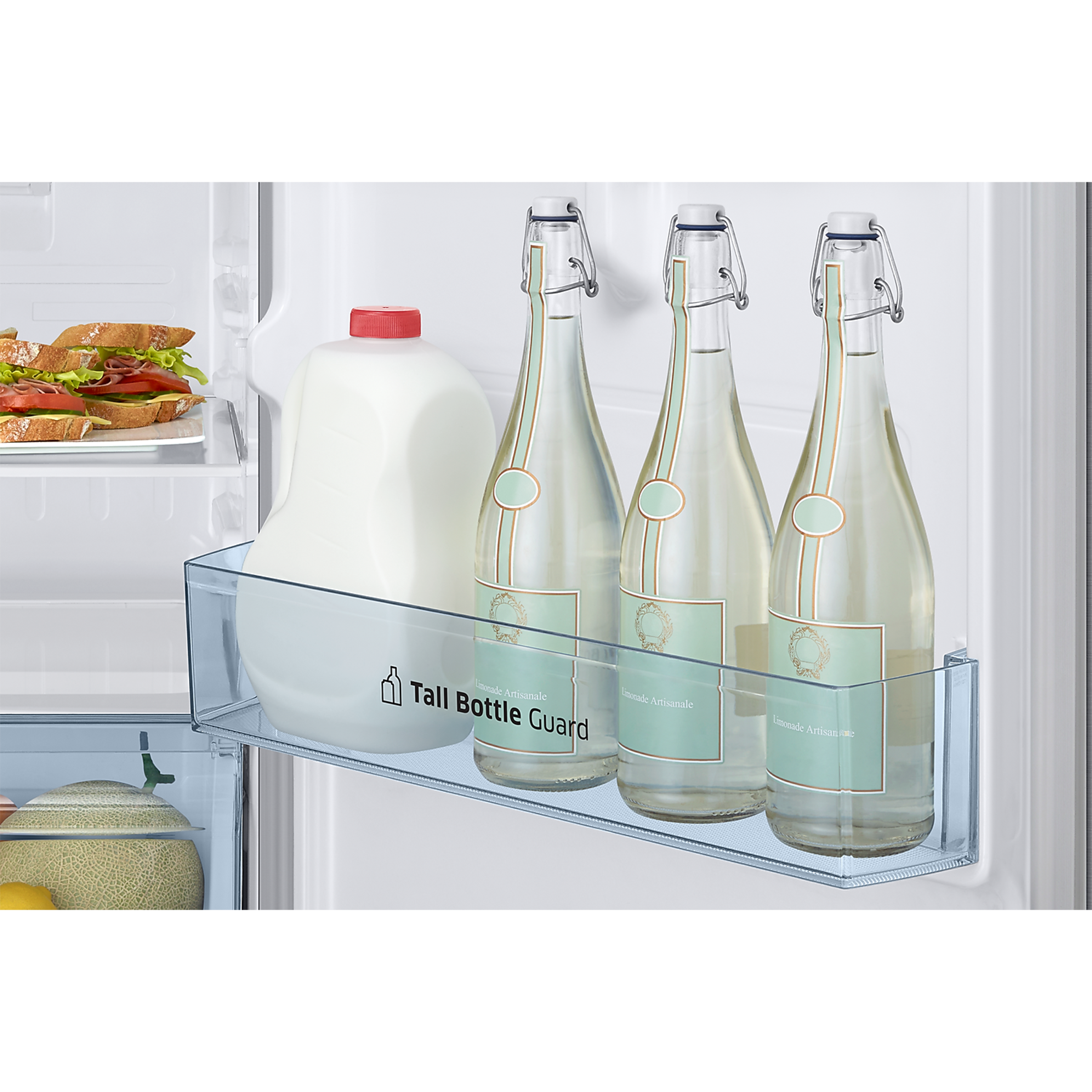 SAMSUNG 324 Litres 3 Star Frost Free Double Door Convertible Refrigerator with Door Alarm (RT34B4513QB/HL, Bouquet Silver)_12