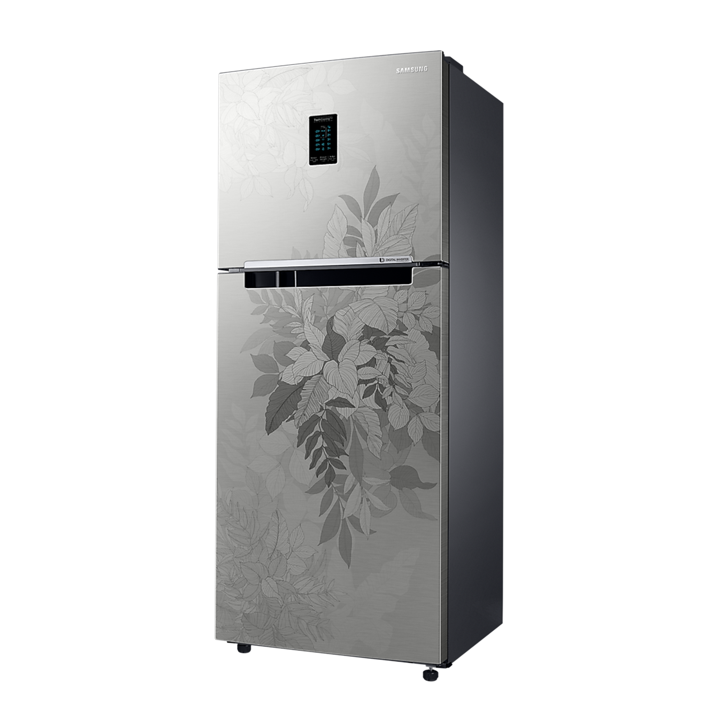 SAMSUNG 324 Litres 3 Star Frost Free Double Door Convertible Refrigerator with Door Alarm (RT34B4513QB/HL, Bouquet Silver)_4