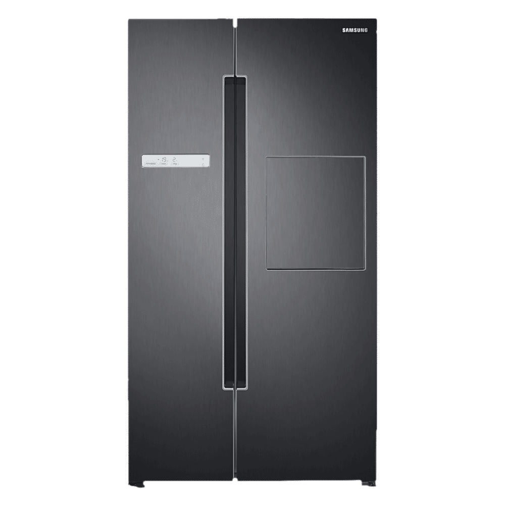 SAMSUNG 845 Litres Frost Free Side by Side Refrigerator with Multi Flow System (RS82A6000B1/TL, Black Matt (Doi))_1