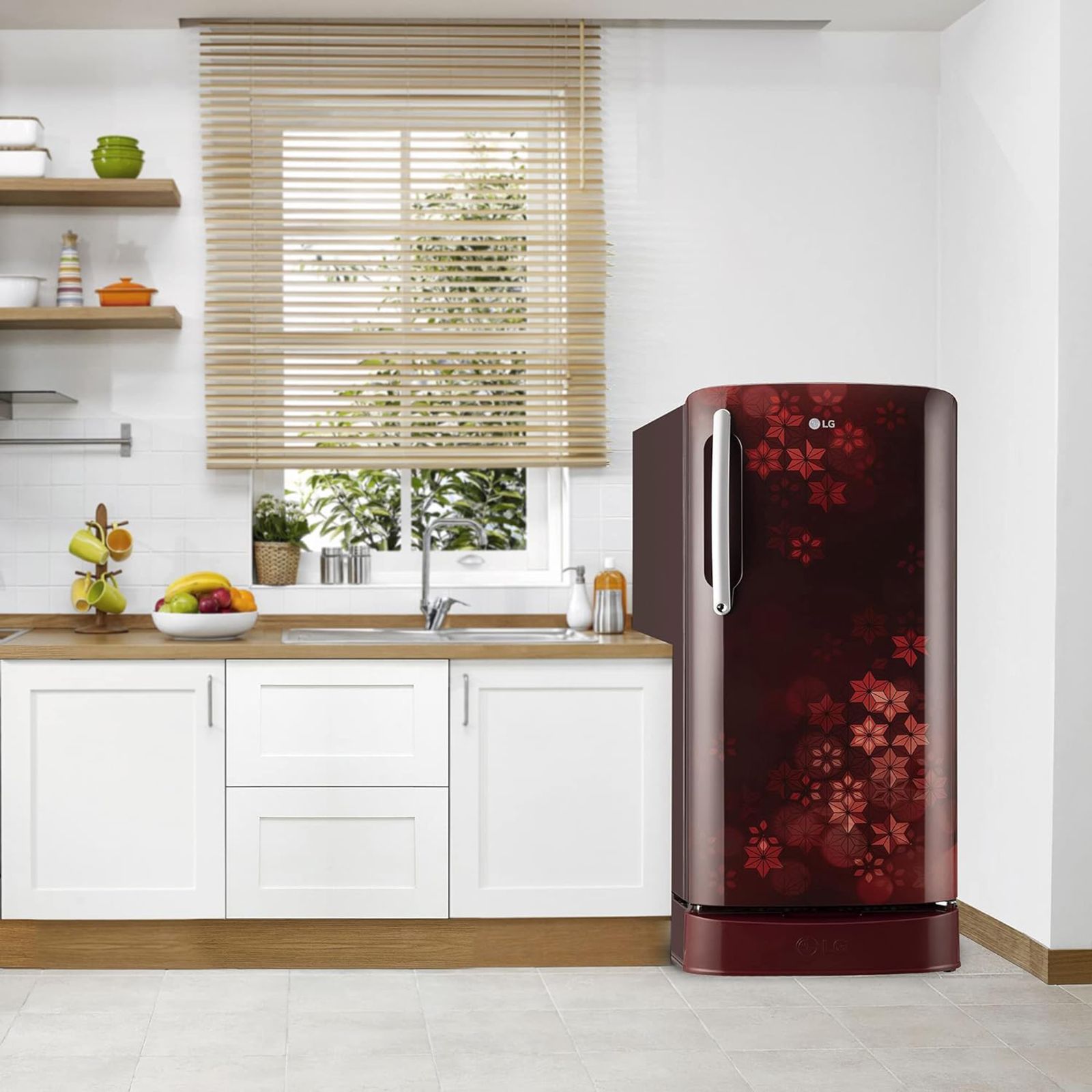 LG 204 Litres 5 Star Direct Cool Single Door Refrigerator with Anti Bacterial Gasket (GL-D211HSQZ, Scarlet Quartz) LG 204 Litres 5 Star Direct Cool Single Door Refrigerator with Anti Bacterial Gasket (GL-D211HSQZ, Scarlet Quartz)_12