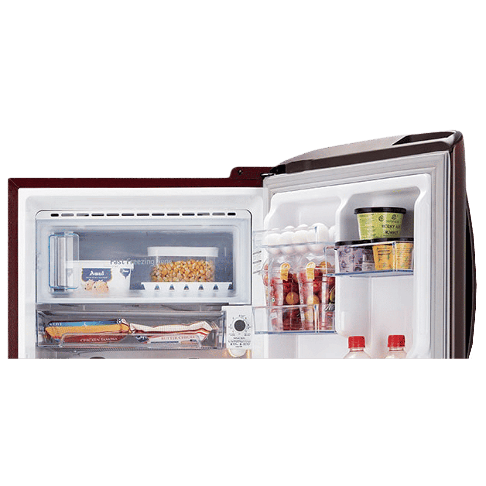 LG 204 Litres 5 Star Direct Cool Single Door Refrigerator with Anti Bacterial Gasket (GL-D211HSQZ, Scarlet Quartz) LG 204 Litres 5 Star Direct Cool Single Door Refrigerator with Anti Bacterial Gasket (GL-D211HSQZ, Scarlet Quartz)_8