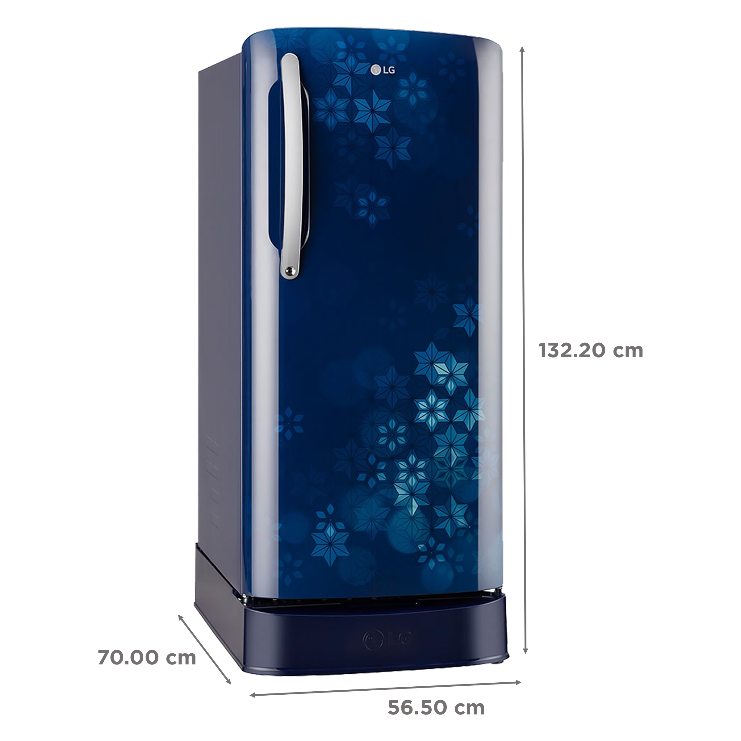 LG 204 Litres 5 Star Star Direct Cool Single Door Refrigerator with Antibacterial Gasket (GL-D211HBQZ, Blue Quartz)_3