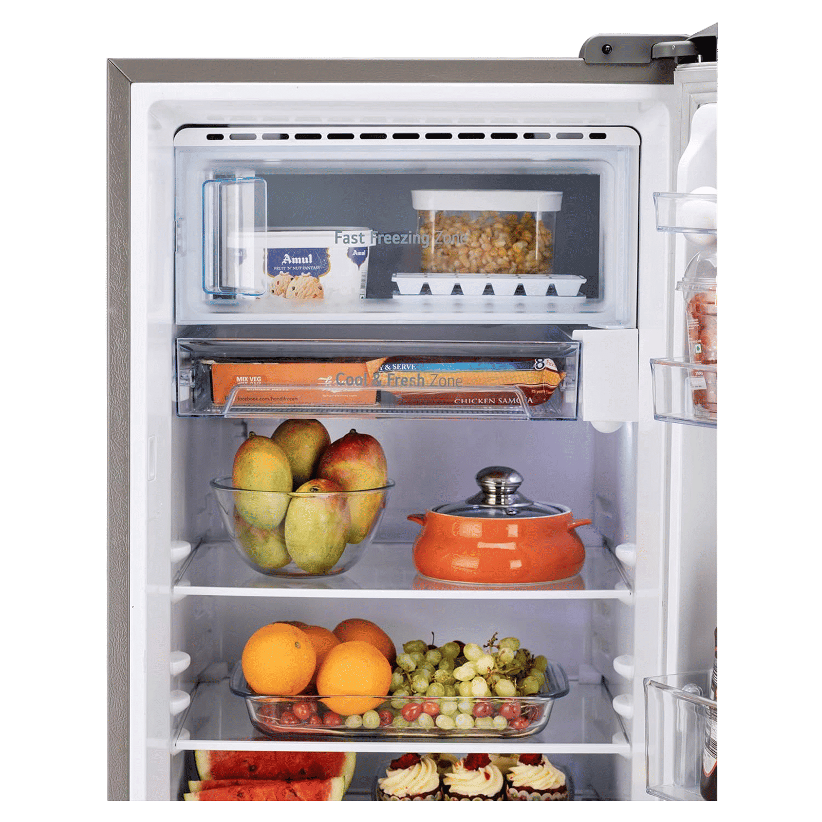 LG 201 Litres 4 Star Direct Cool Single Door Refrigerator with Smart Connect (GL-B211CPZY, Dim Grey)_8