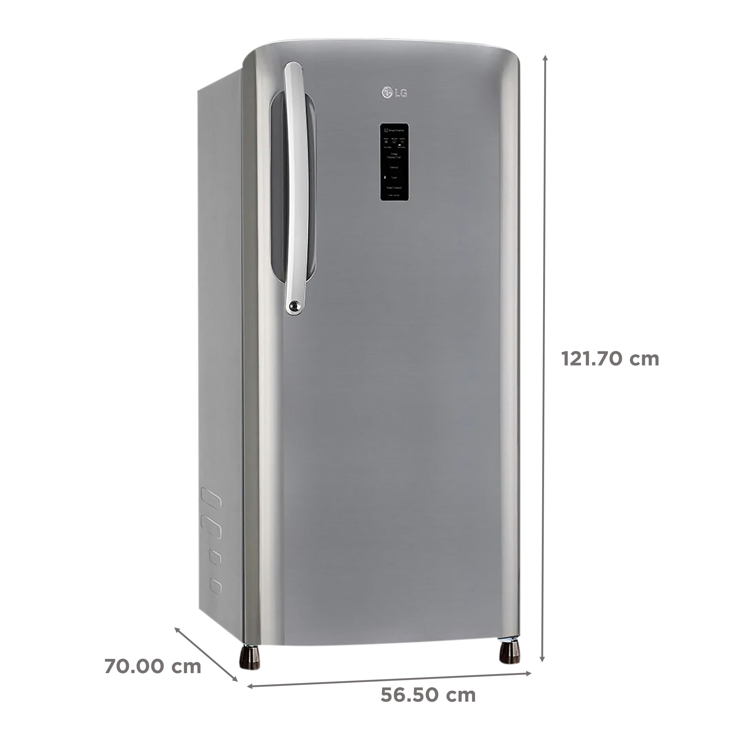 LG 201 Litres 4 Star Direct Cool Single Door Refrigerator with Smart Connect (GL-B211CPZY, Dim Grey)_3