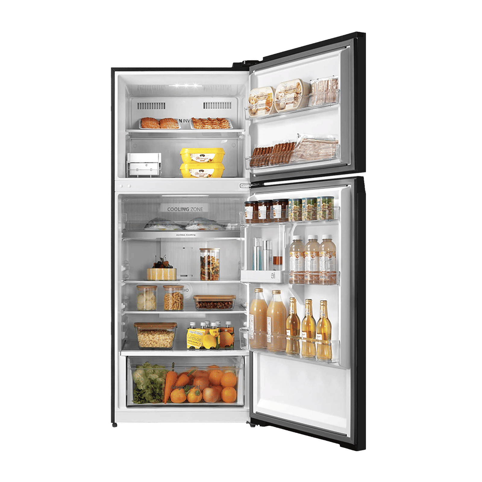 TOSHIBA 439 Litres 2 Star Frost Free Double Door Refrigerator with Pure BIO Deodorizer (GR-RT559WE-PMI(37), Satin Grey)_5