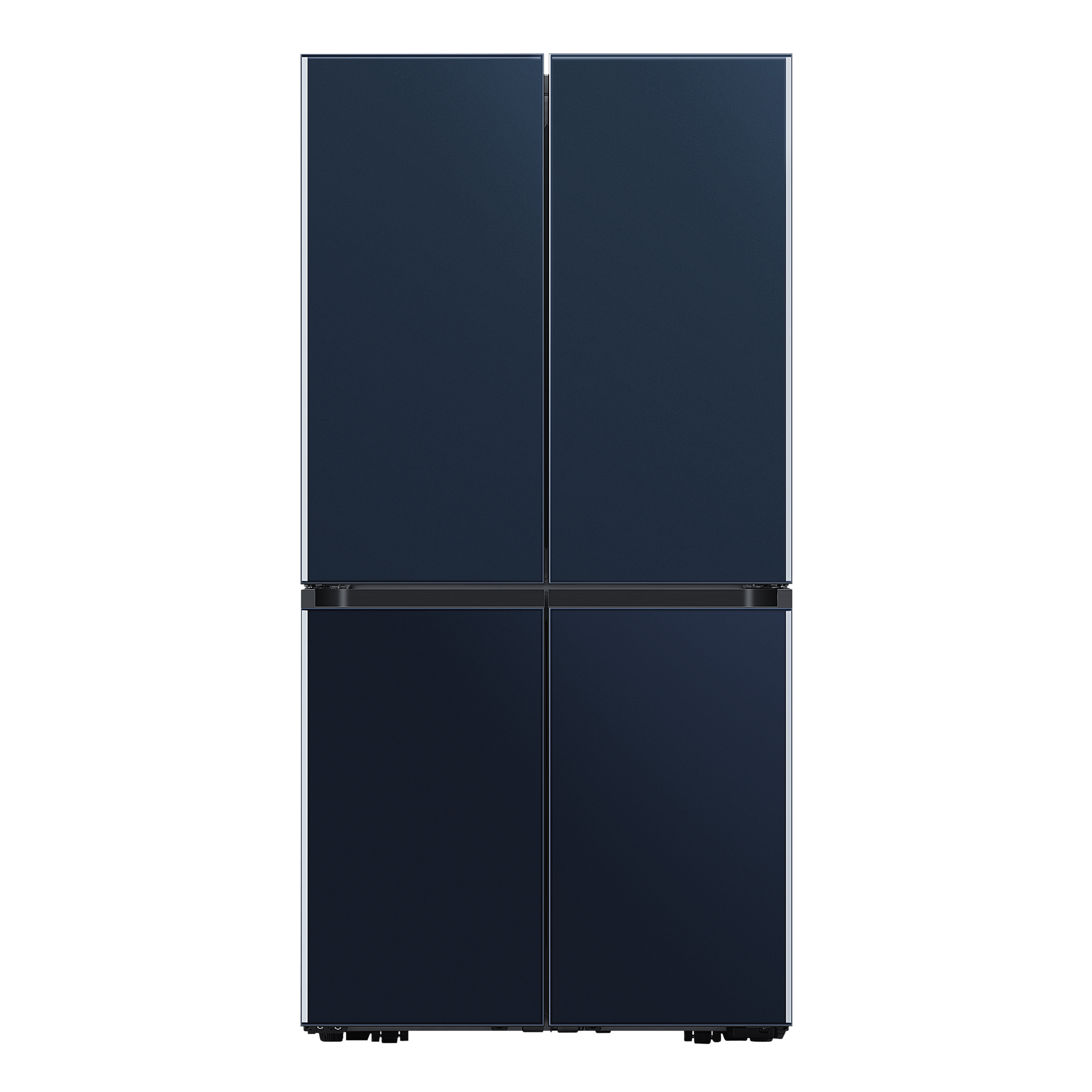 SAMSUNG Bespoke 936 Litres Frost Free French Door Smart Wi-Fi Enabled Refrigerator with Water Dispenser (RF90A92W3AP/TL, Glam Navy)_1