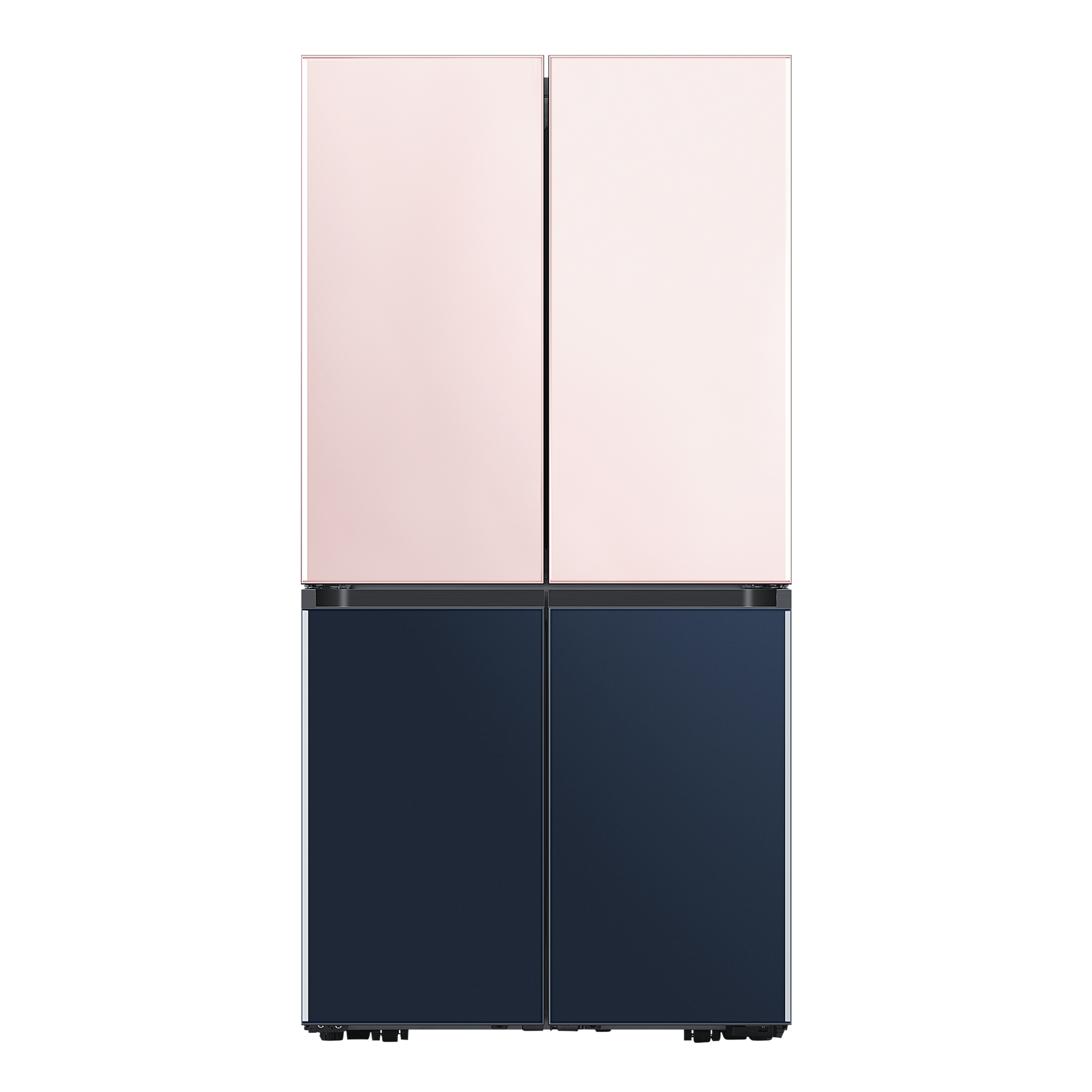 SAMSUNG Bespoke 936 Litres Frost Free French Door Smart Wi-Fi Enabled Refrigerator with Water Dispenser (RF90A92W3AP/TL, Glam Pink/Glam Navy)_1