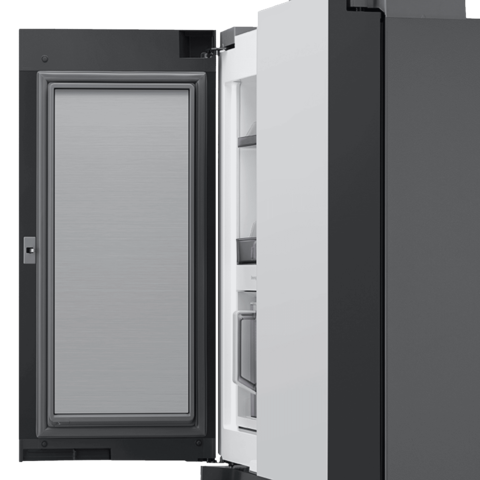 SAMSUNG Bespoke 936 Litres Frost Free French Door Smart Wi-Fi Enabled Refrigerator with Water Dispenser (RF90A92W3AP/TL, Glam Pink/Glam Navy)_12