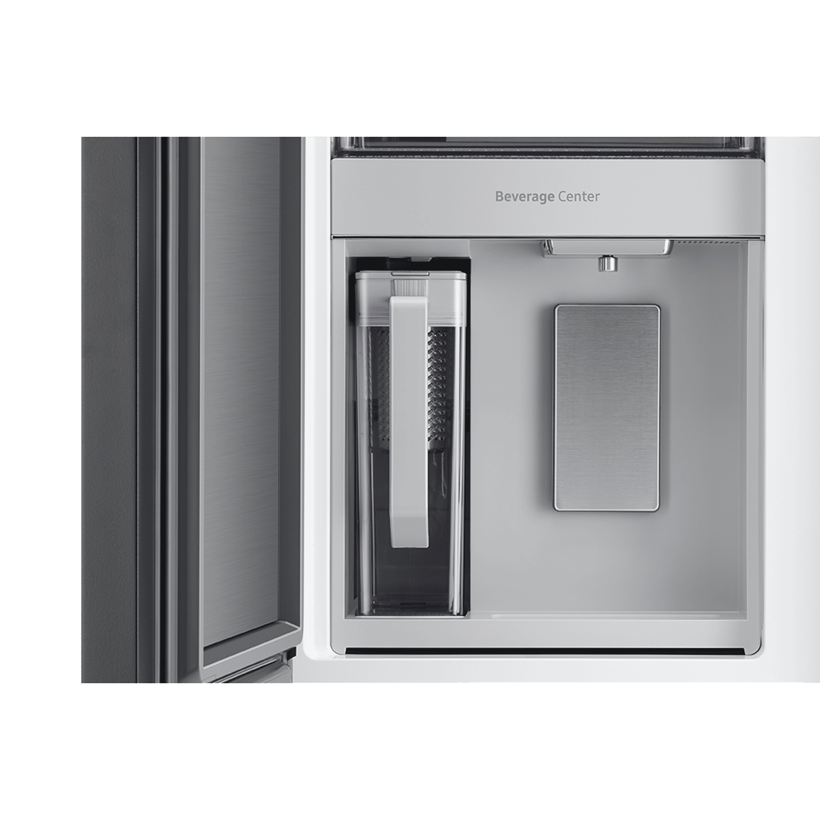 SAMSUNG Bespoke 936 Litres Frost Free French Door Smart Wi-Fi Enabled Refrigerator with Water Dispenser (RF90A92W3AP/TL, Glam Pink/Glam White)_4