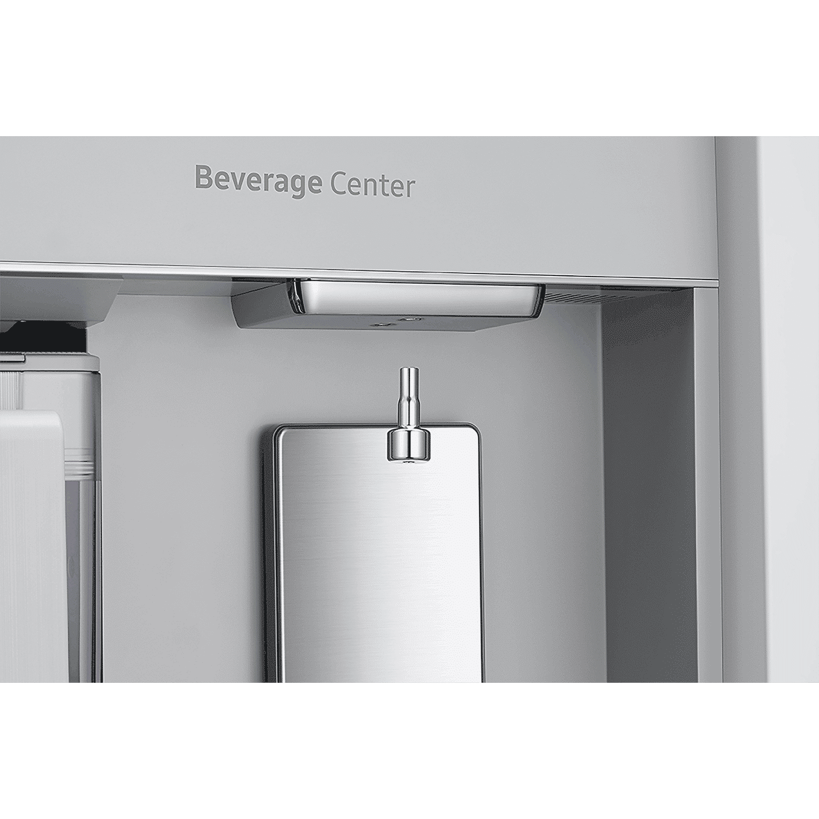 SAMSUNG Bespoke 936 Litres Frost Free French Door Smart Wi-Fi Enabled Refrigerator with Water Dispenser (RF90A92W3AP/TL, Charcoal Black/Glam White)_9