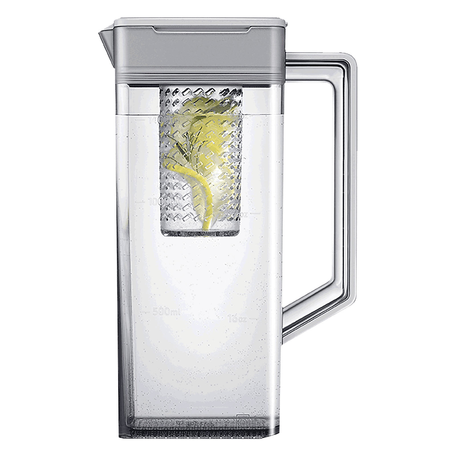 SAMSUNG Bespoke 936 Litres Frost Free French Door Smart Wi-Fi Enabled Refrigerator with Water Dispenser (RF90A92W3AP/TL, Charcoal Black/Glam White)_12