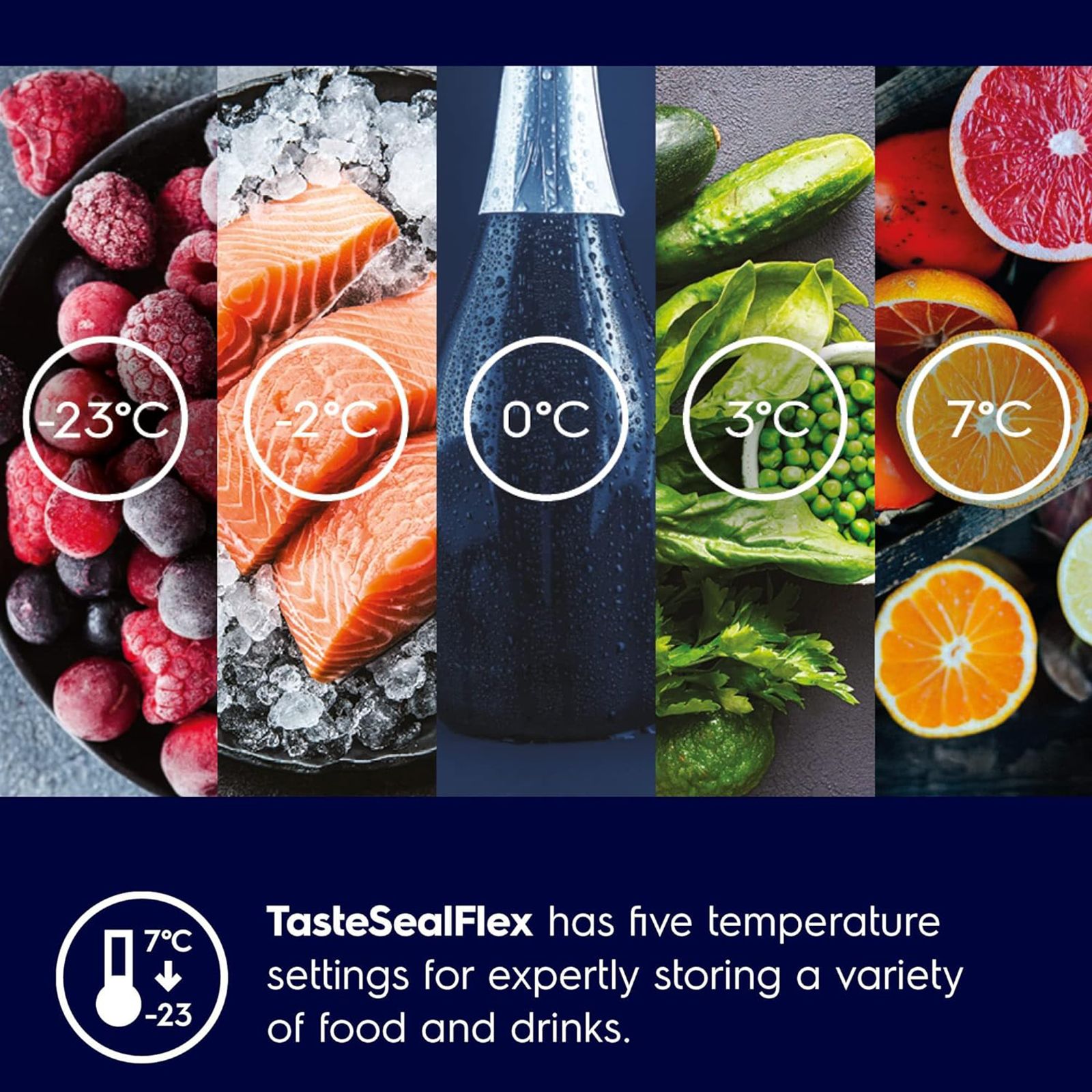 Electrolux UltimateTaste 900 680 Litres Frost Free French Door Refrigerator with Water Dispenser (EQE6879A-B NIN, Glossy Dark Grey) Electrolux UltimateTaste 900 680 Litres Frost Free French Door Refrigerator with Water Dispenser (EQE6879A-B NIN, Glossy Dark Grey)_16