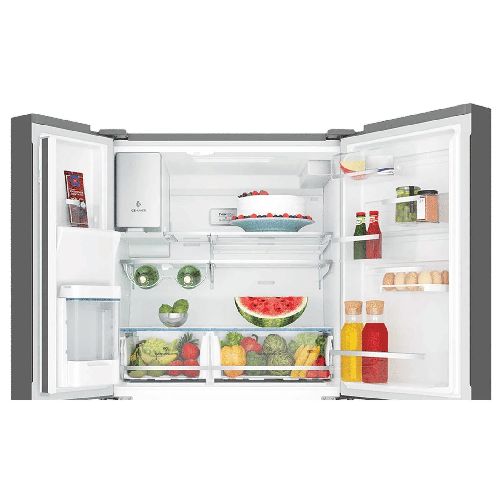 Electrolux UltimateTaste 900 680 Litres Frost Free French Door Refrigerator with Water Dispenser (EQE6879A-B NIN, Glossy Dark Grey) Electrolux UltimateTaste 900 680 Litres Frost Free French Door Refrigerator with Water Dispenser (EQE6879A-B NIN, Glossy Dark Grey)_7