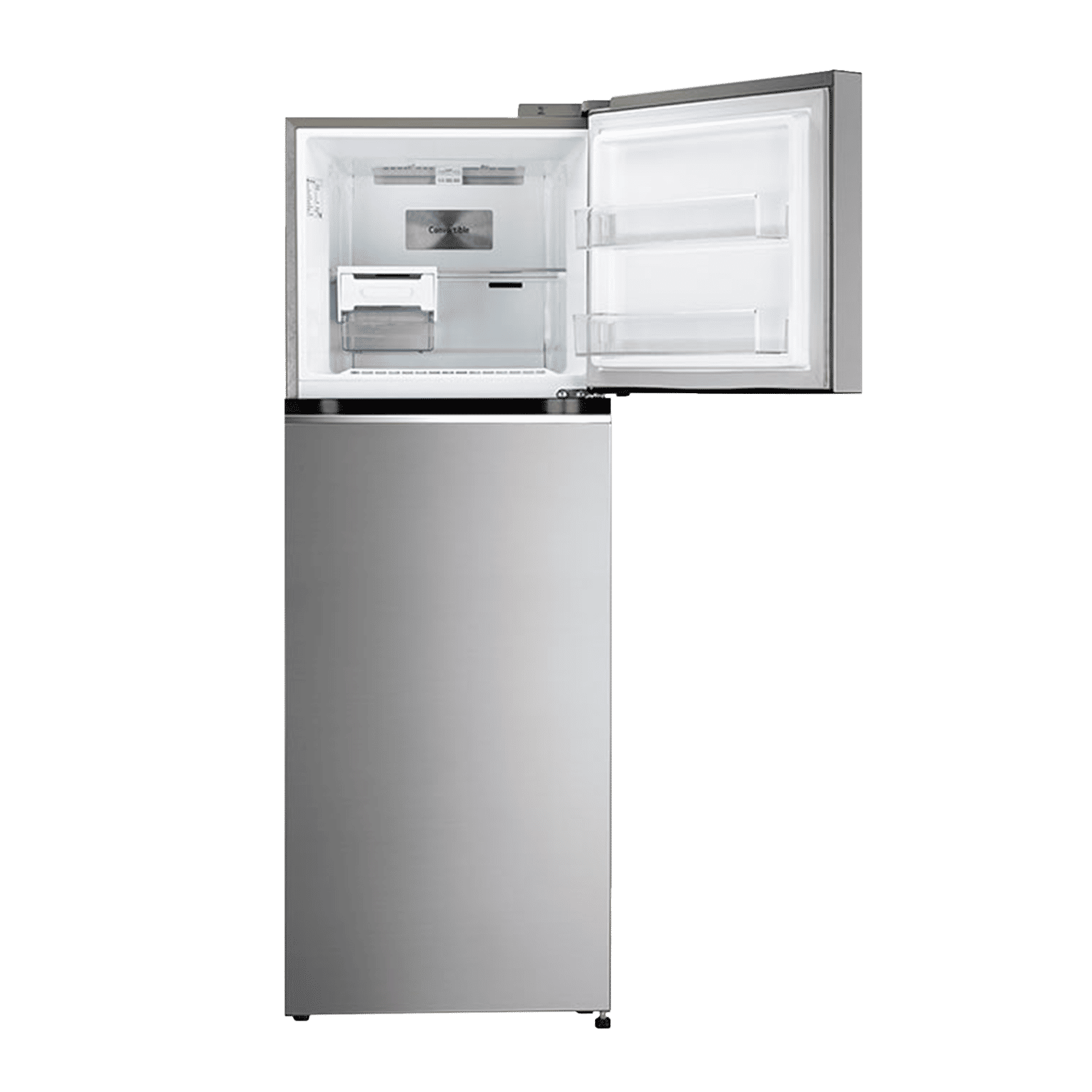 LG 322 Litres 2 Star Frost Free Double Door Convertible Refrigerator with Stabilizer Free Operation (GL-T342TPZY.APZZEBN, Shiny Steel)_19