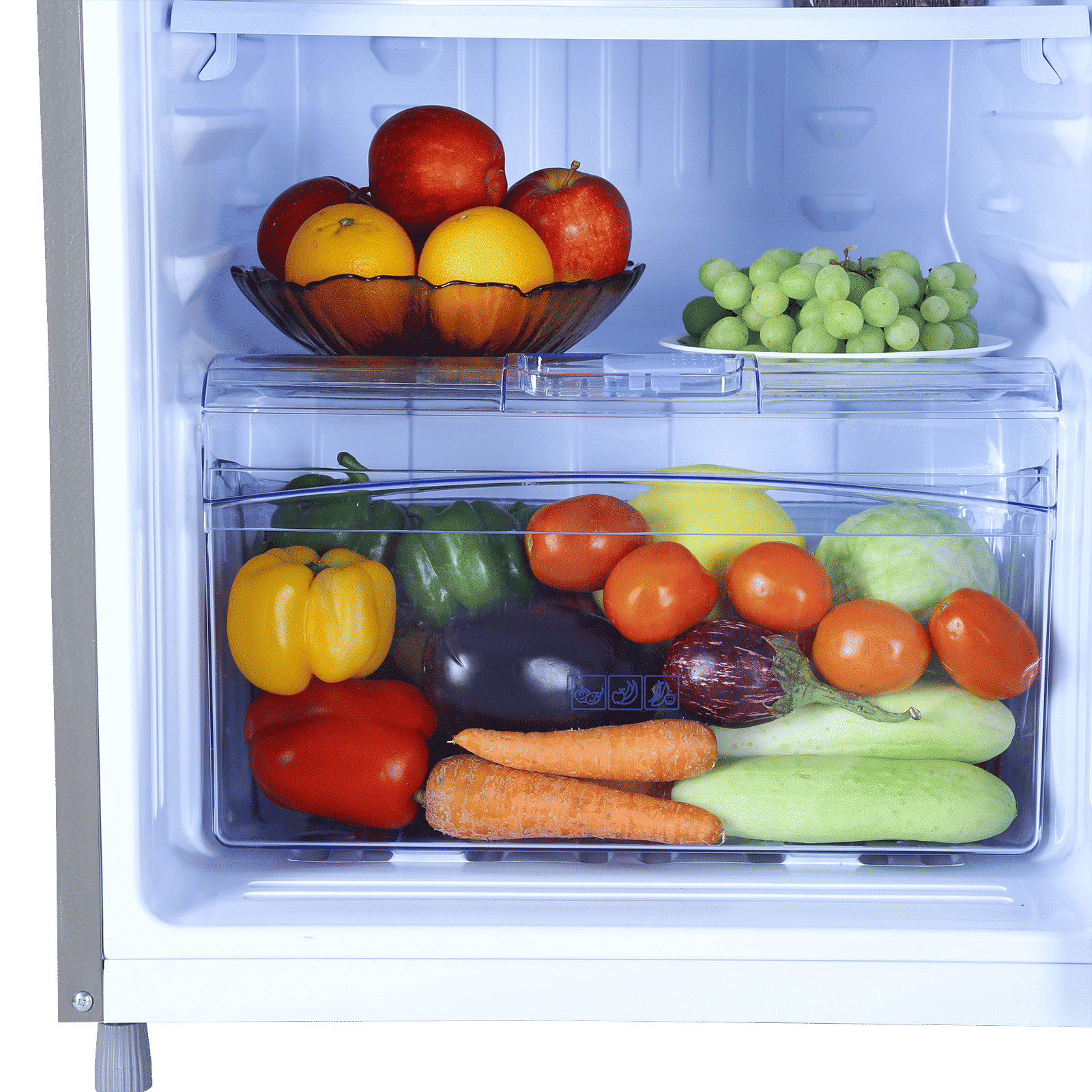 Croma 185 Litres 2 Star Direct Cool Single Door Refrigerator with Anti Fungal Gasket ( Criss Cross Metallic Grey)_13