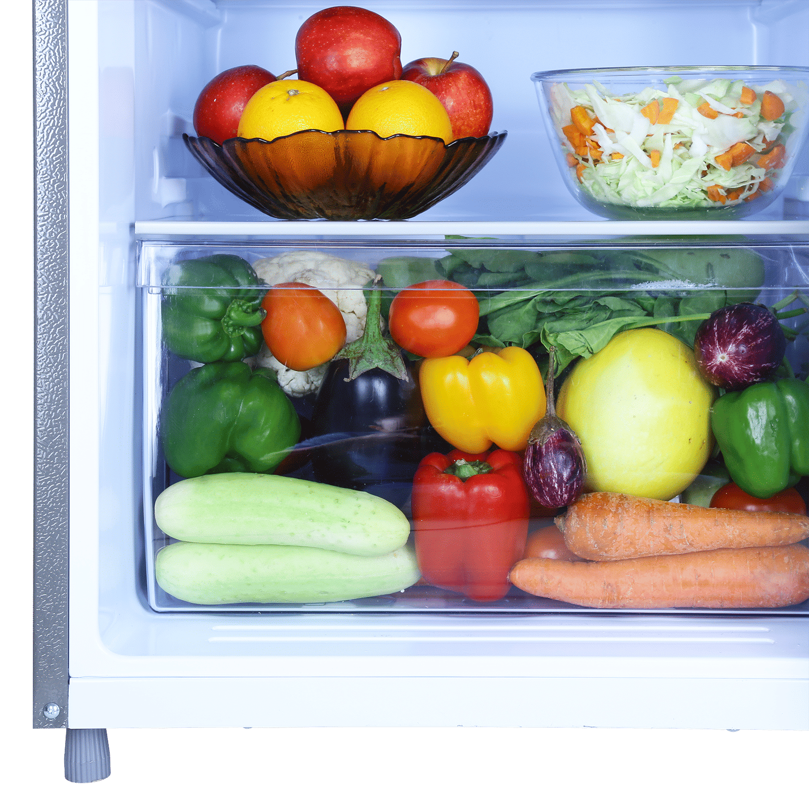 Croma 215 Litres 3 Star Direct Cool Single Door Refrigerator with Anti Fungal Gasket ( Criss Cross Metallic Grey)_18