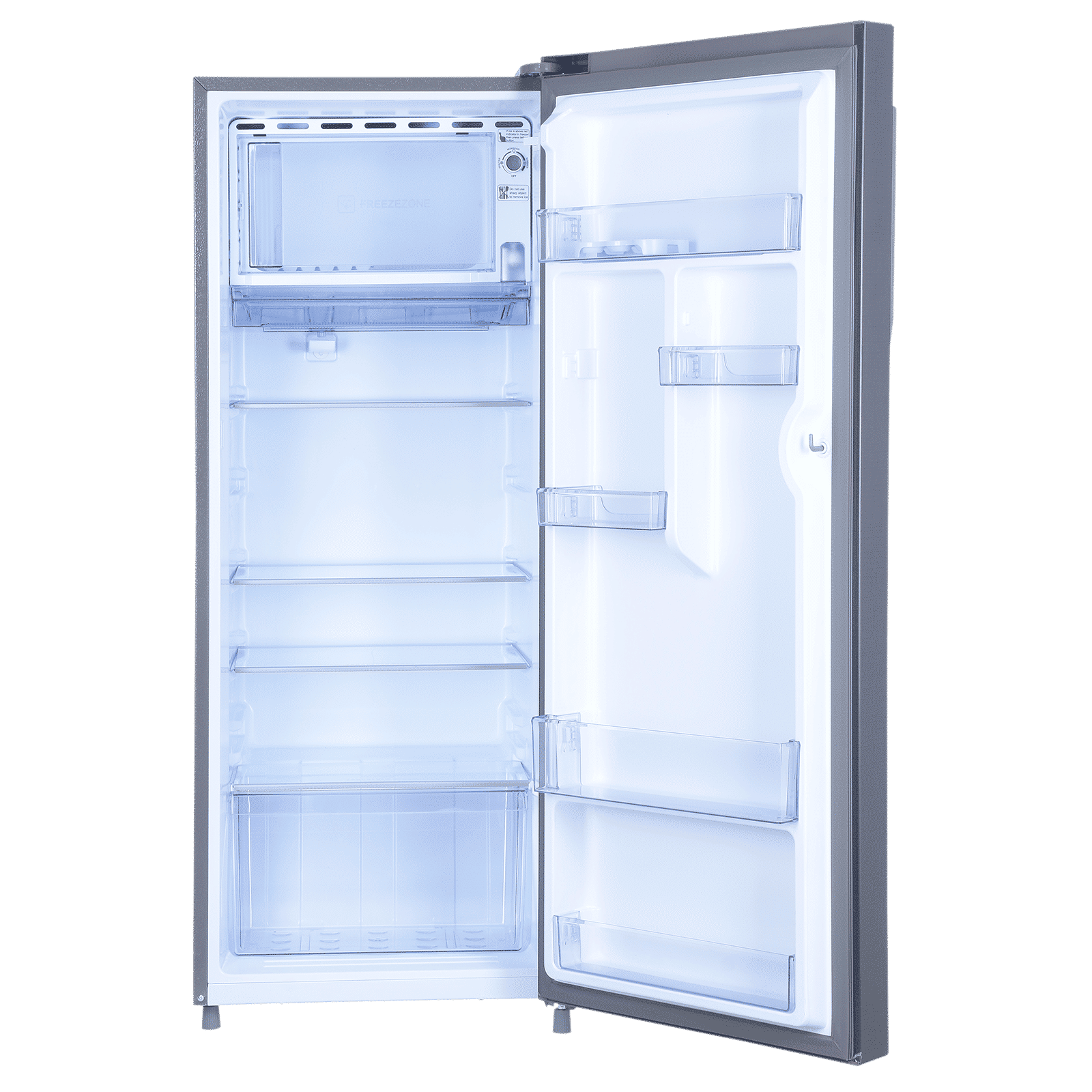 Croma 215 Litres 3 Star Direct Cool Single Door Refrigerator with Anti Fungal Gasket ( Criss Cross Metallic Grey)_10