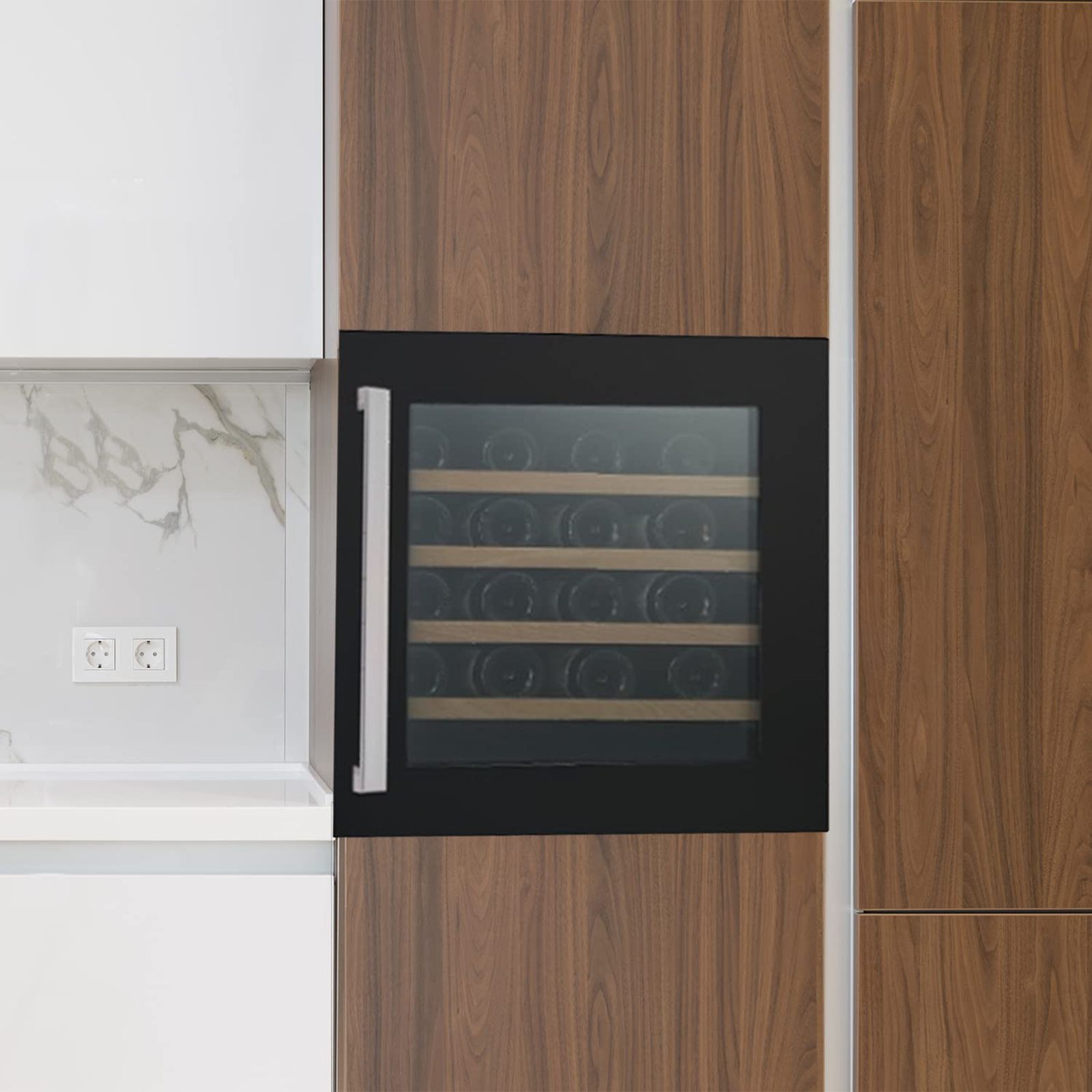 KAFF 92 Litres 36 Bottles Wine Cooler (Inner Glass with UV Protection, WC92BI, Black) KAFF 92 Litres 36 Bottles Wine Cooler (Inner Glass with UV Protection, WC92BI, Black)_9