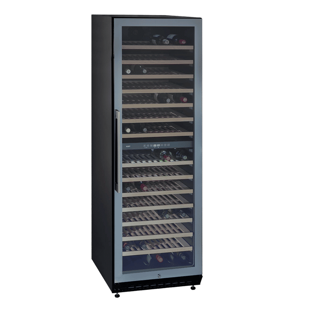 KAFF 418 Litres 171 Bottles Wine Cooler (Inner Glass with UV Protection, WC 418 DZ, Black) KAFF 418 Litres 171 Bottles Wine Cooler (Inner Glass with UV Protection, WC 418 DZ, Black)_4