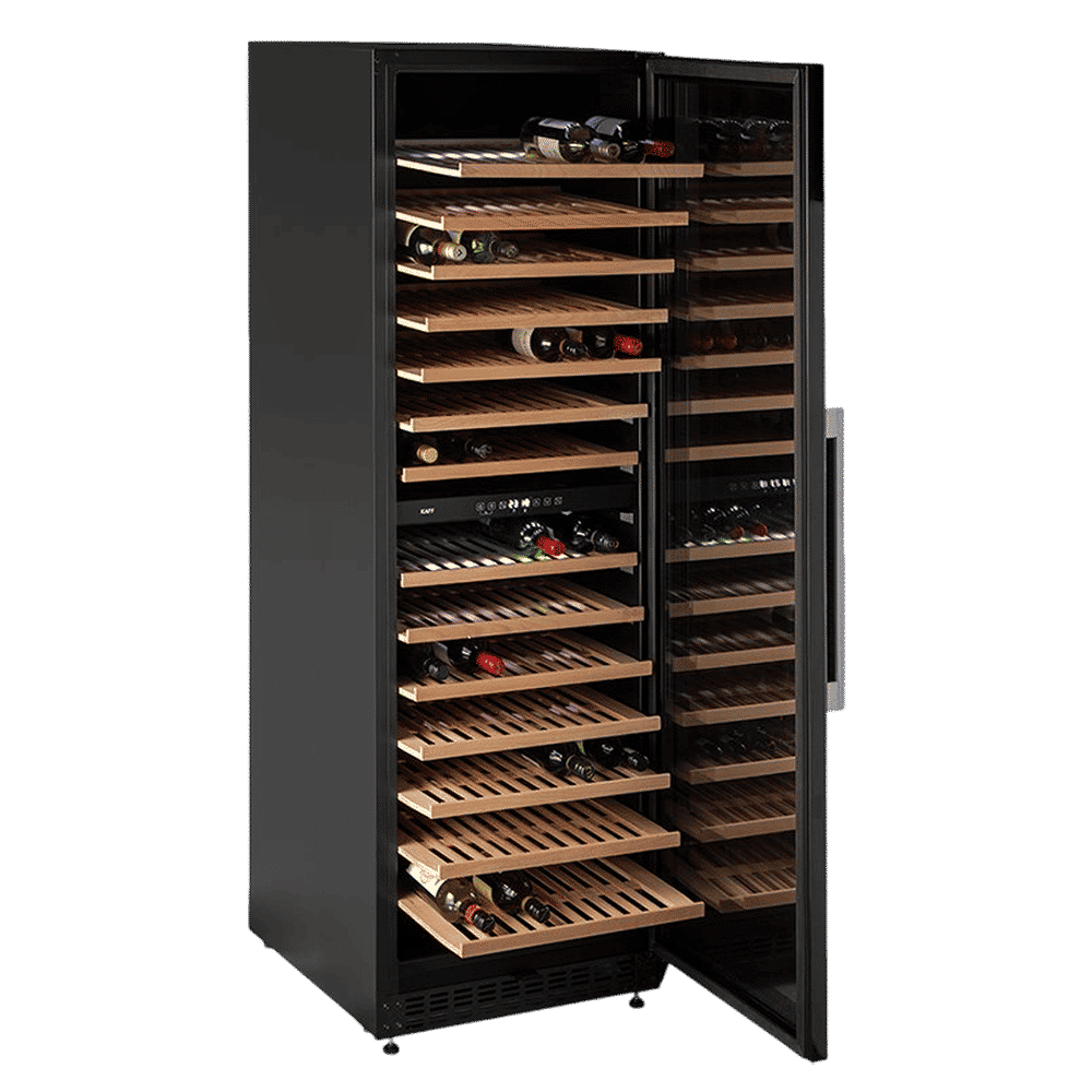KAFF 418 Litres 171 Bottles Wine Cooler (Inner Glass with UV Protection, WC 418 DZ, Black) KAFF 418 Litres 171 Bottles Wine Cooler (Inner Glass with UV Protection, WC 418 DZ, Black)_5
