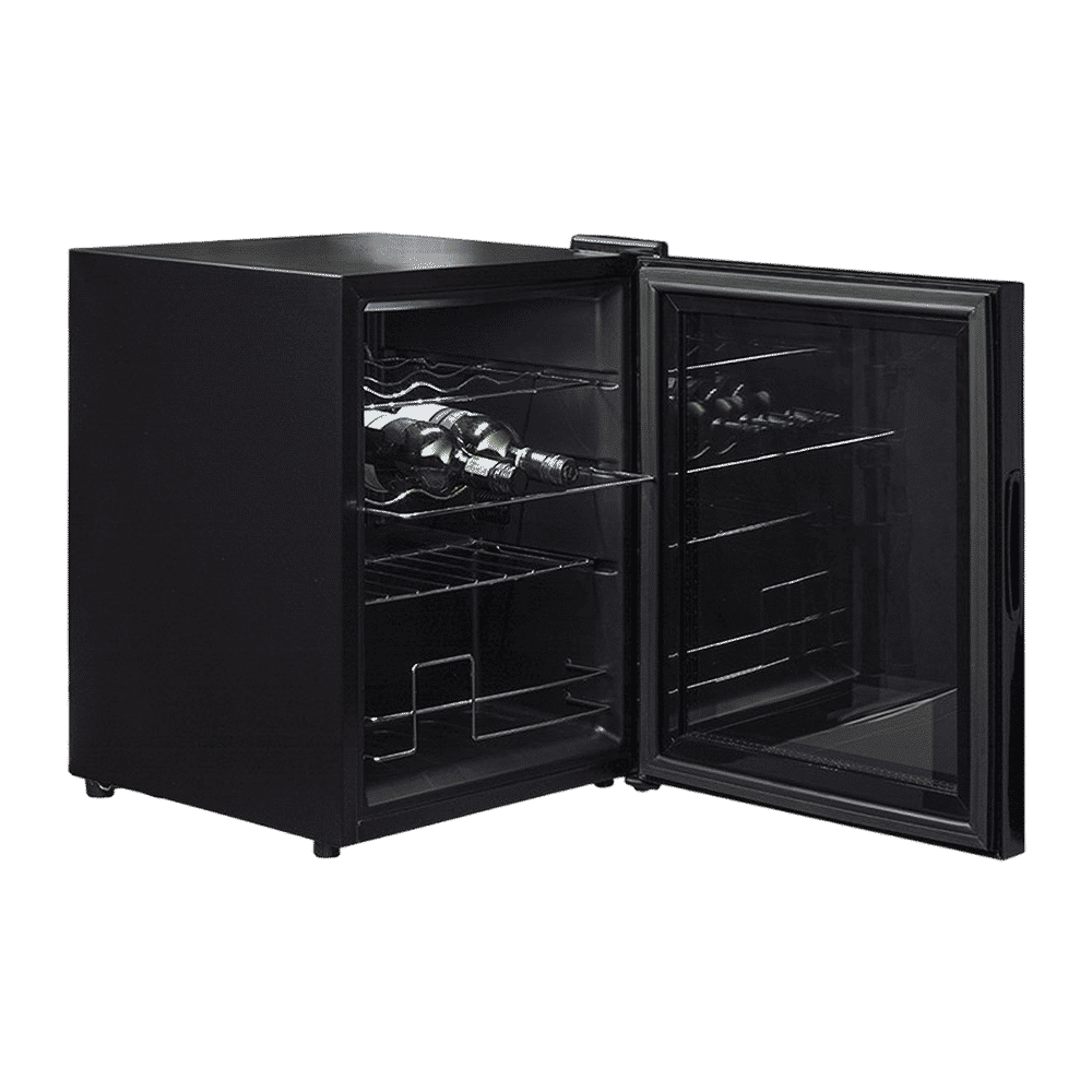 KAFF 42 Litres 16 Bottles Wine Cooler (Inner Glass with UV Protection, WC 42, Black)_8