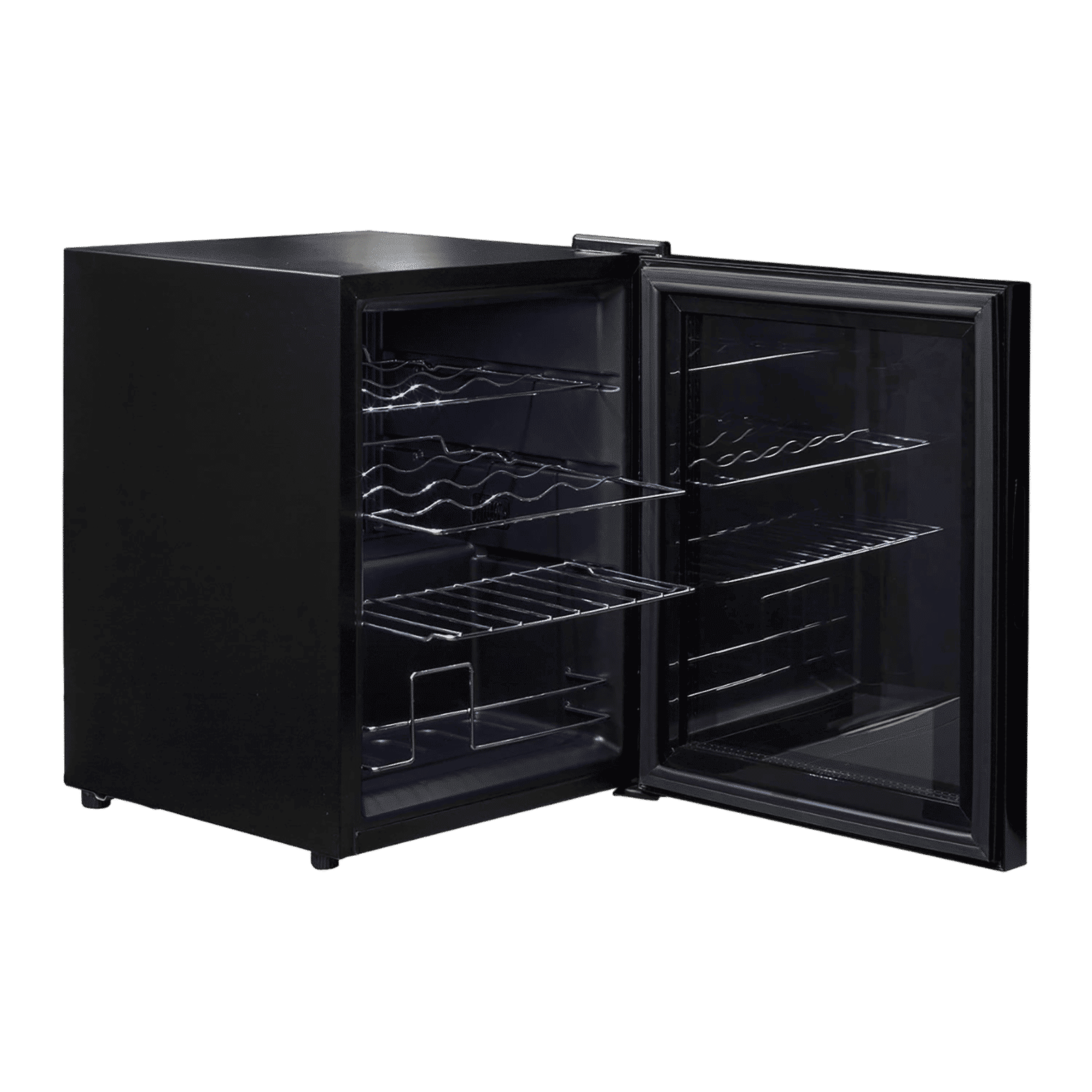 KAFF 42 Litres 16 Bottles Wine Cooler (Inner Glass with UV Protection, WC 42, Black)_4