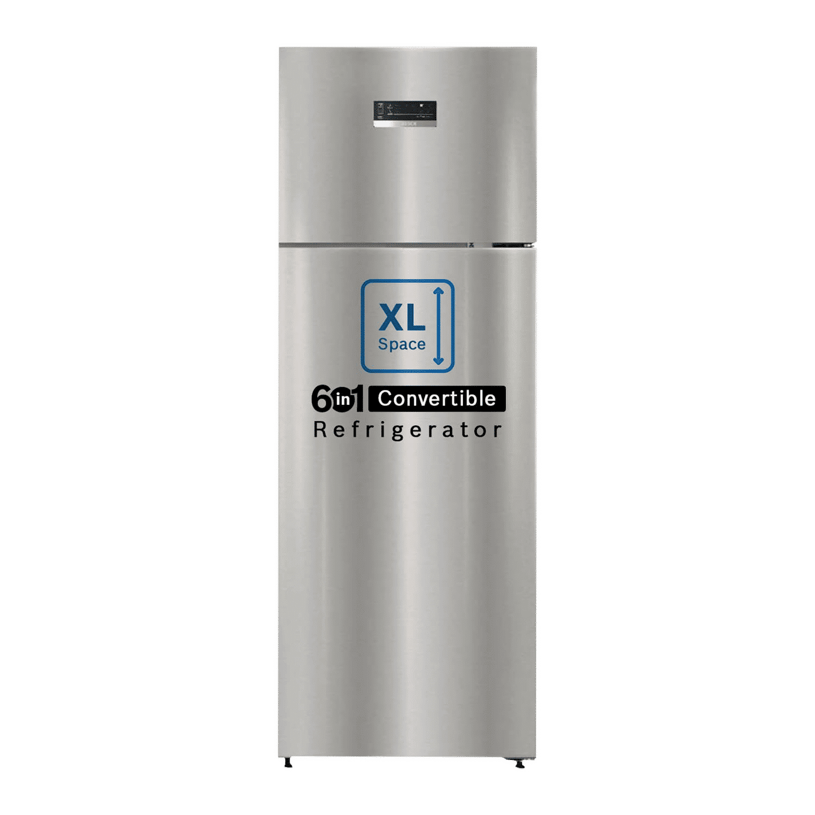 BOSCH Series 4 358 Litres 3 Star Auto Defrost Double Door Convertible Refrigerator with VitaFresh Drawer (CTC35S03NI, Shiney Silver) BOSCH Series 4 358 Litres 3 Star Auto Defrost Double Door Convertible Refrigerator with VitaFresh Drawer (CTC35S03NI, Shiney Silver)_1