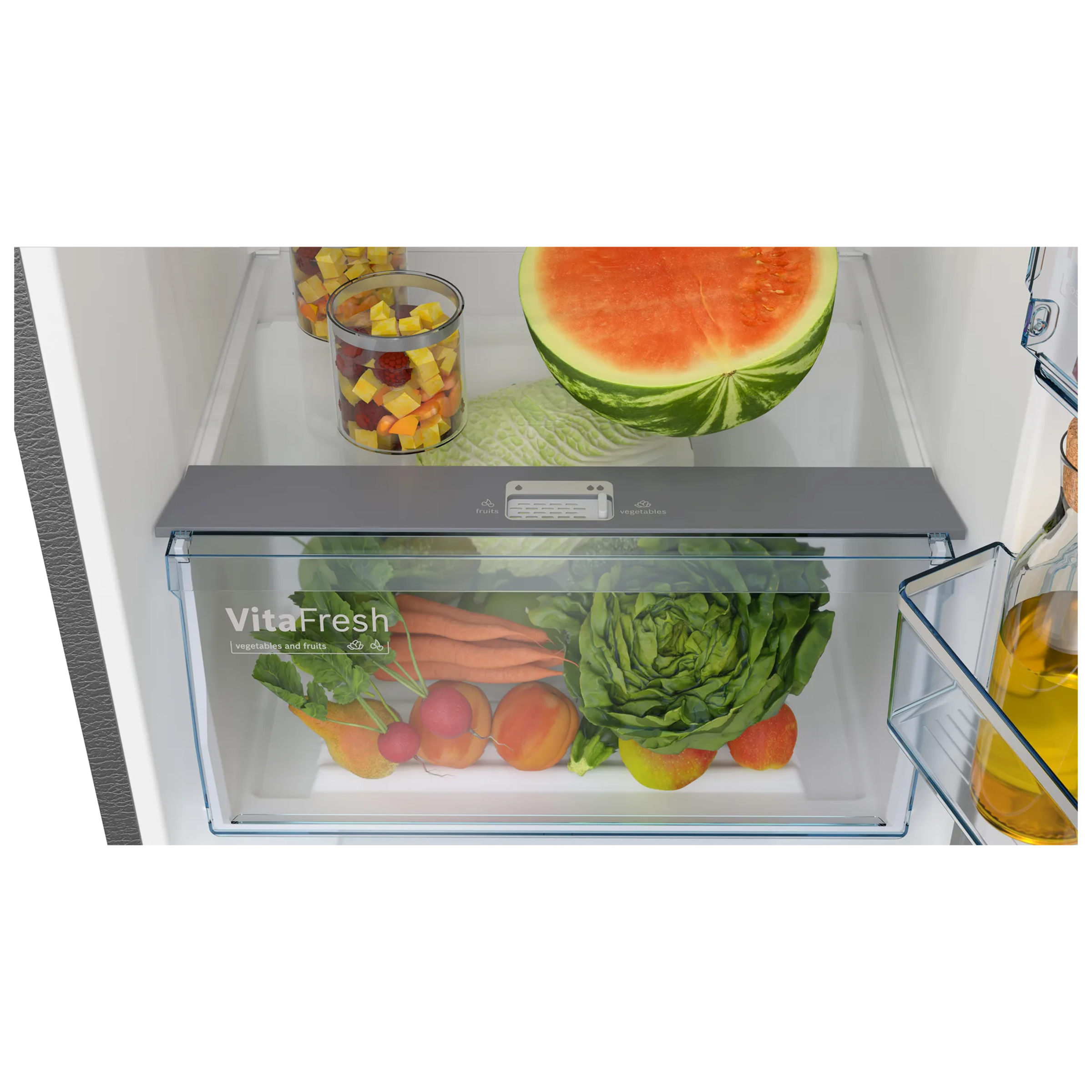 BOSCH Series 4 358 Litres 3 Star Auto Defrost Double Door Convertible Refrigerator with VitaFresh Drawer (CTC35S03NI, Shiney Silver) BOSCH Series 4 358 Litres 3 Star Auto Defrost Double Door Convertible Refrigerator with VitaFresh Drawer (CTC35S03NI, Shiney Silver)_8