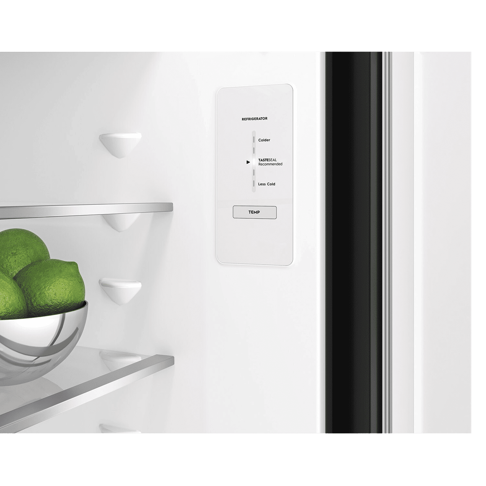 Electrolux UltimateTaste 300 341 Litres 2 Star Frost Free Double Door Refrigerator with Door Alarm (ETB3700K-H, Glossy Black Steel)_7