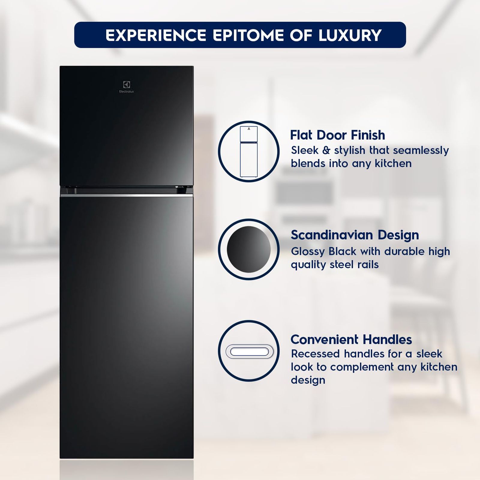 Electrolux UltimateTaste 300 341 Litres 2 Star Frost Free Double Door Refrigerator with Door Alarm (ETB3700K-H, Glossy Black Steel)_11