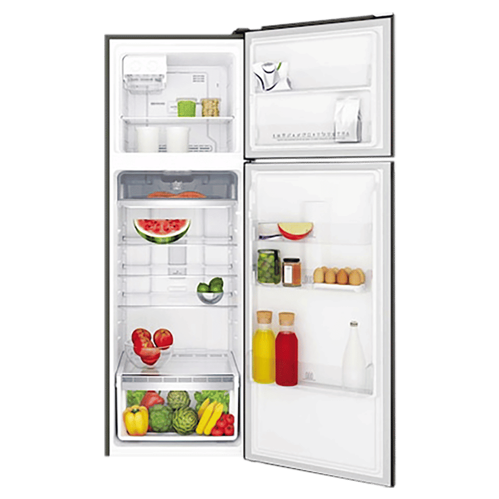 Electrolux UltimateTaste 300 341 Litres 2 Star Frost Free Double Door Refrigerator with Door Alarm (ETB3700K-H, Glossy Black Steel)_5