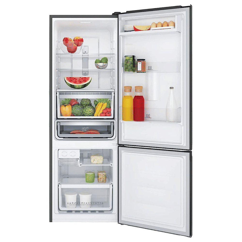 Electrolux UltimateTaste 300 335 Litres 1 Star Frost Free Double Door Bottom Mount Refrigerator with Door Alarm (EBB3702K-H, Glossy Black Steel) Electrolux UltimateTaste 300 335 Litres 1 Star Frost Free Double Door Bottom Mount Refrigerator with Door Alarm (EBB3702K-H, Glossy Black Steel)_5