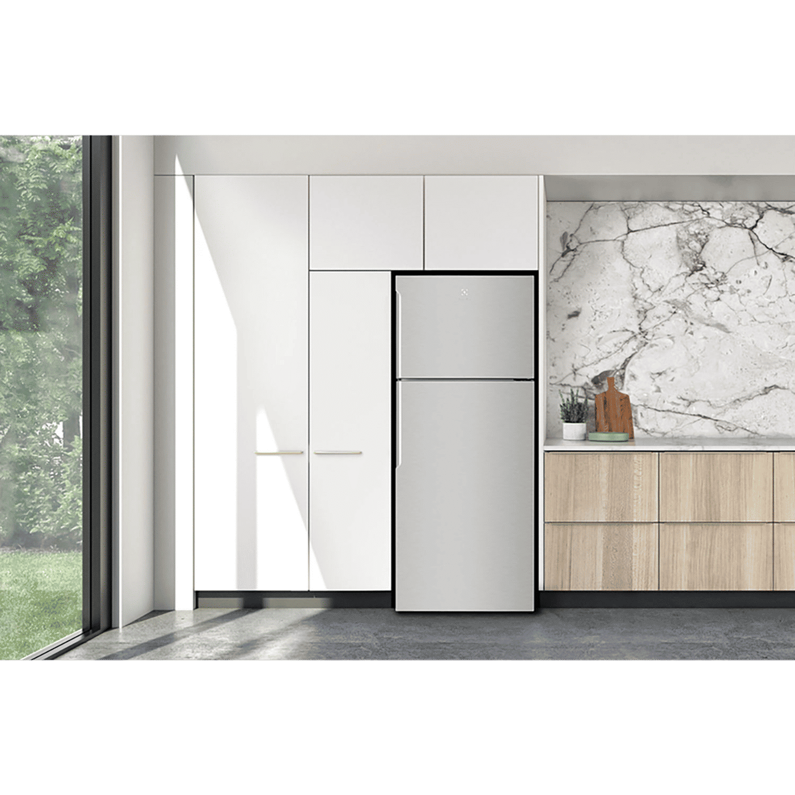 Electrolux UltimateTaste 500 431 Litres 2 Star Frost Free Double Door Refrigerator with Door Alarm (ETB4600C-A, Arctic Silver Steel) Electrolux UltimateTaste 500 431 Litres 2 Star Frost Free Double Door Refrigerator with Door Alarm (ETB4600C-A, Arctic Silver Steel)_9