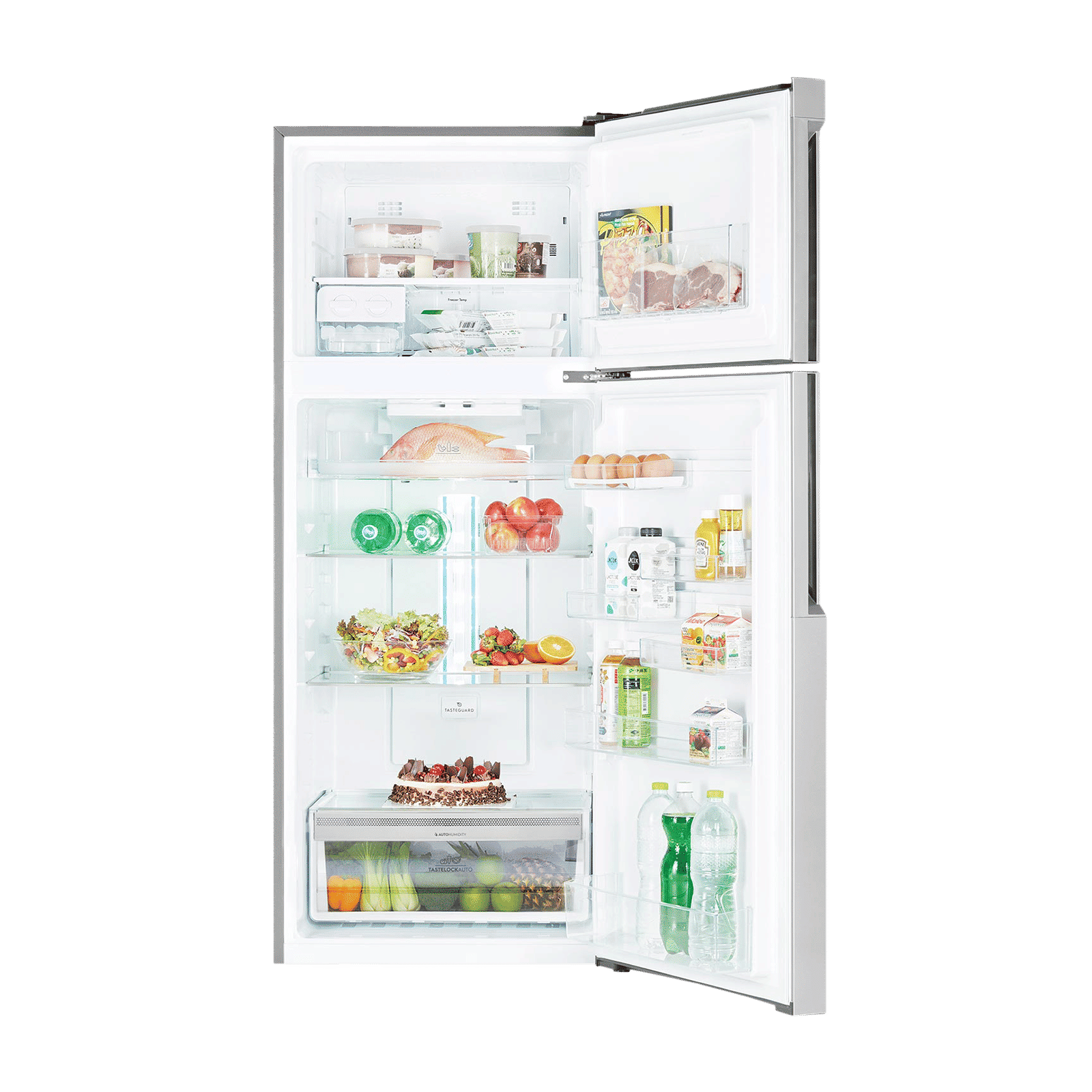 Electrolux UltimateTaste 500 431 Litres 2 Star Frost Free Double Door Refrigerator with Door Alarm (ETB4600C-A, Arctic Silver Steel) Electrolux UltimateTaste 500 431 Litres 2 Star Frost Free Double Door Refrigerator with Door Alarm (ETB4600C-A, Arctic Silver Steel)_5