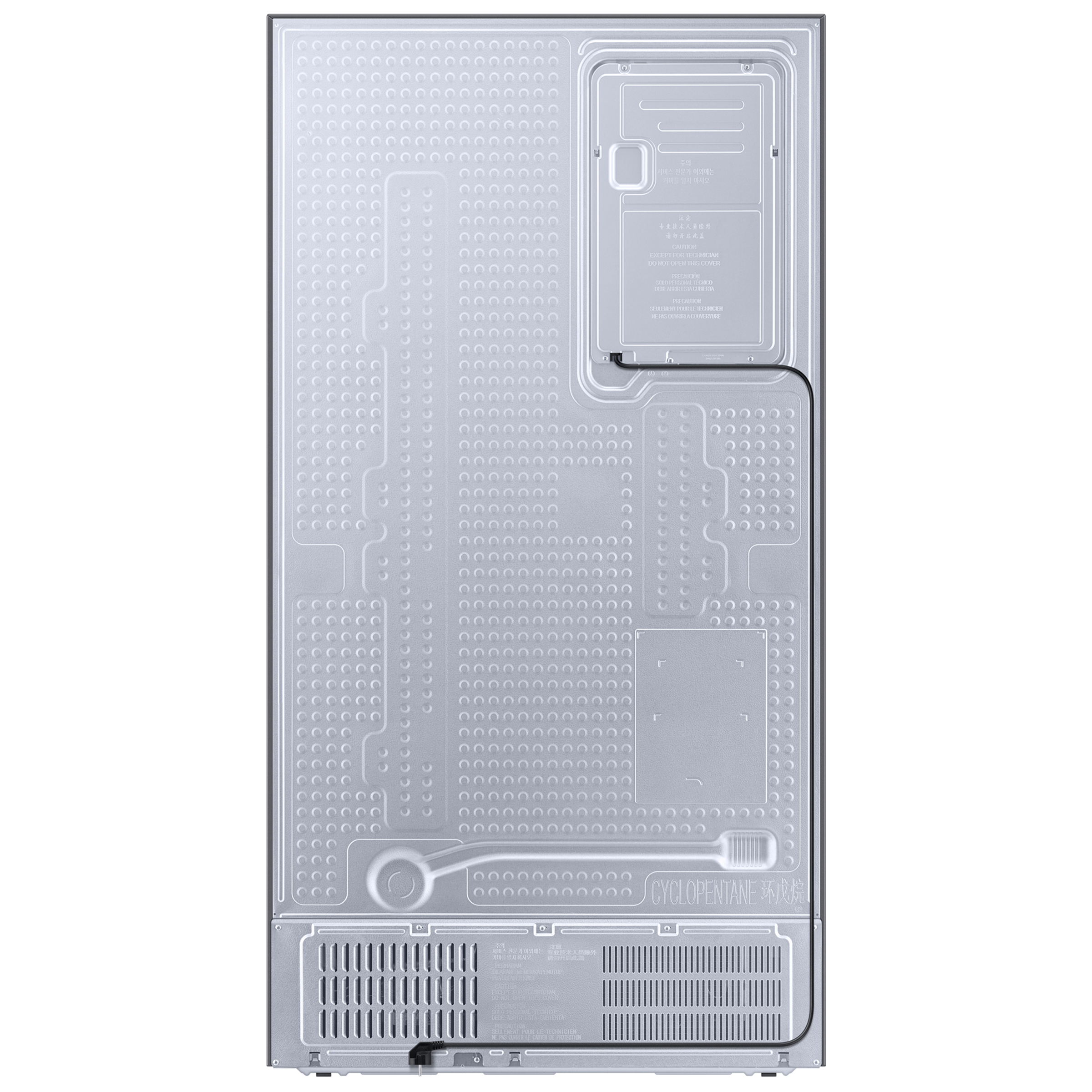 SAMSUNG 653 Litres 3 Star Auto Defrost Side by Side Convertible Refrigerator with Twin Cooling Plus (RS76CG8113SLHL, EZ Clean Steel)_8