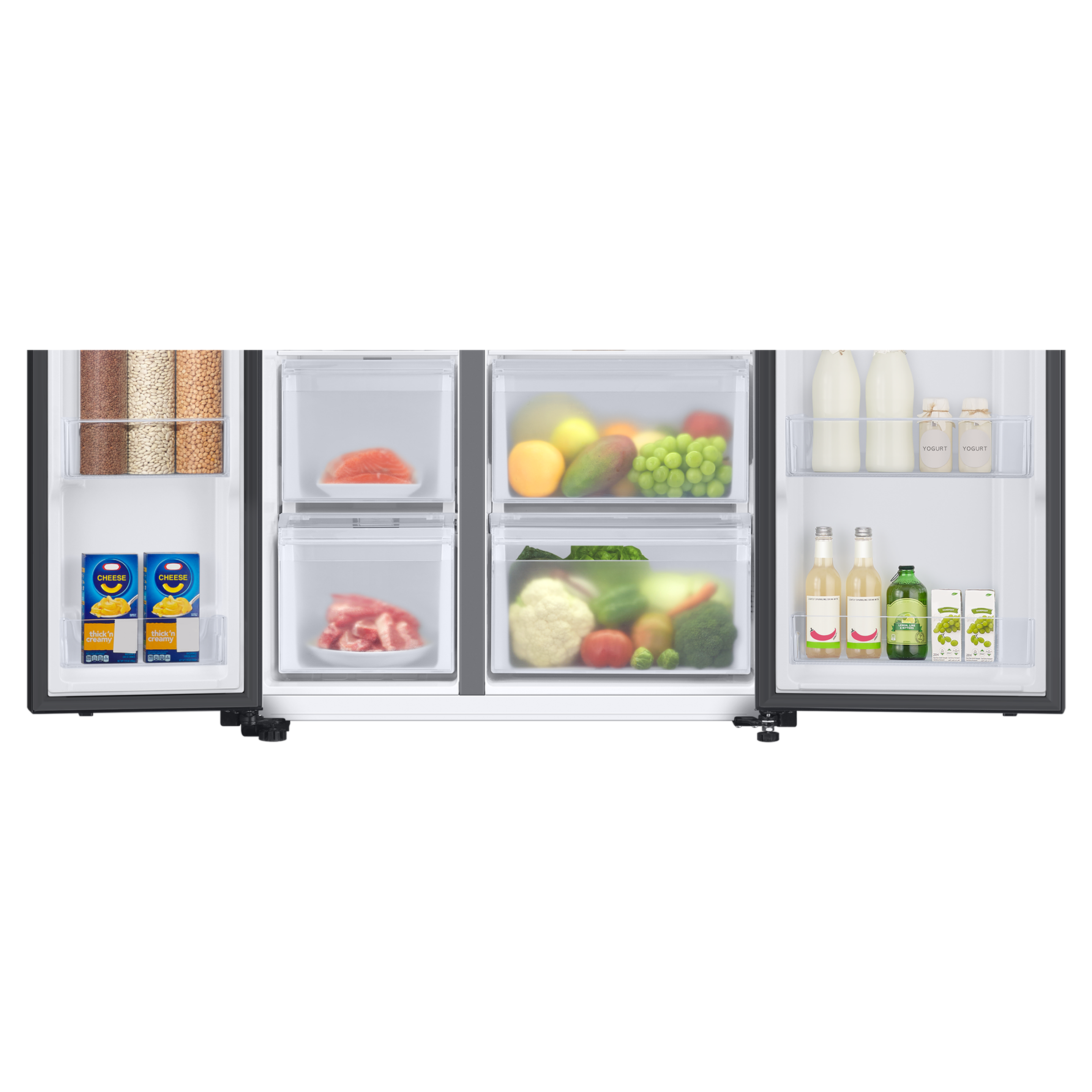 SAMSUNG 653 Litres 3 Star Side by Side Convertible Refrigerator with AI Energy Mode (RS76CG8113B1HL, Black DOI)_7