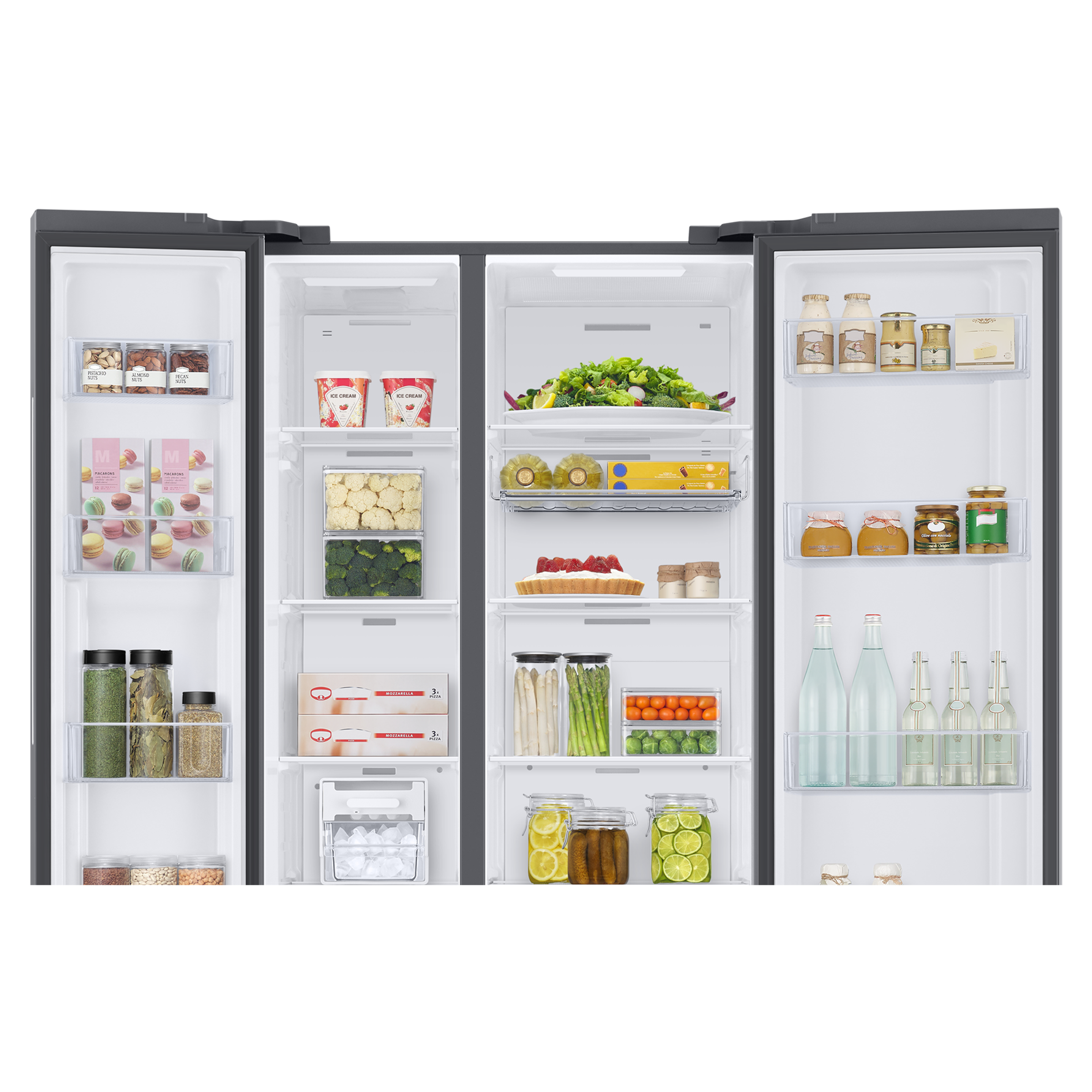 SAMSUNG 653 Litres 3 Star Auto Defrost Side by Side Refrigerator with Twin Cooling Plus (RS76CB811312HL, Clean White)_11