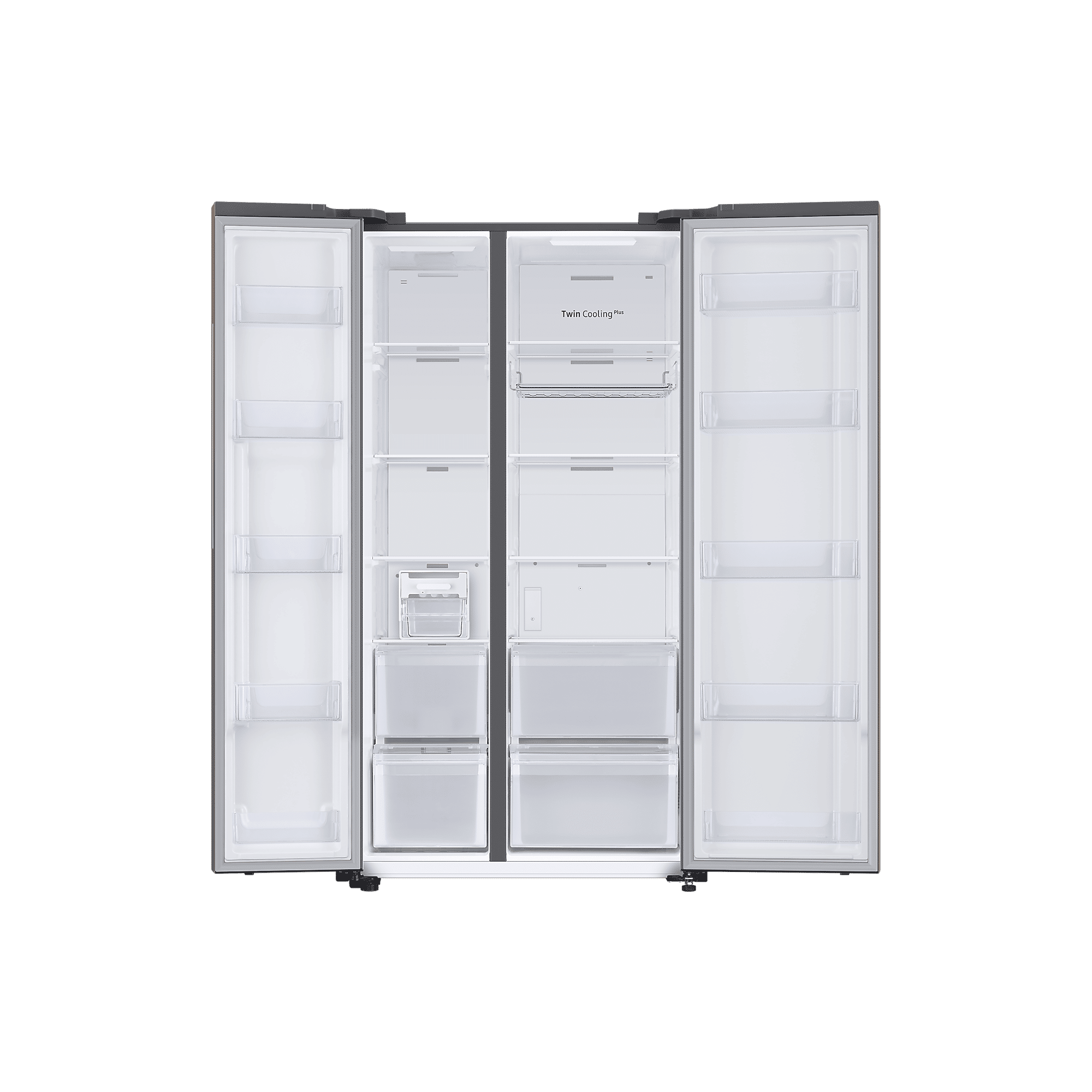 SAMSUNG 644 Litres 3 Star Auto Defrost Side by Side Refrigerator with Twin Cooling Plus (RS76CG8133DXHL, Luxe Brown)_5