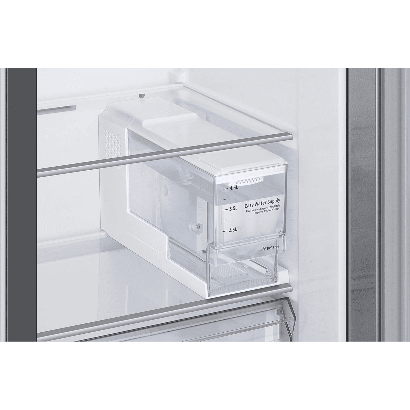 SAMSUNG 633 Litres 3 Star Auto Defrost Side by Side Convertible Refrigerator with Twin Cooling Plus (RS78CG8543SLHL, EZ Clean Steel)_8