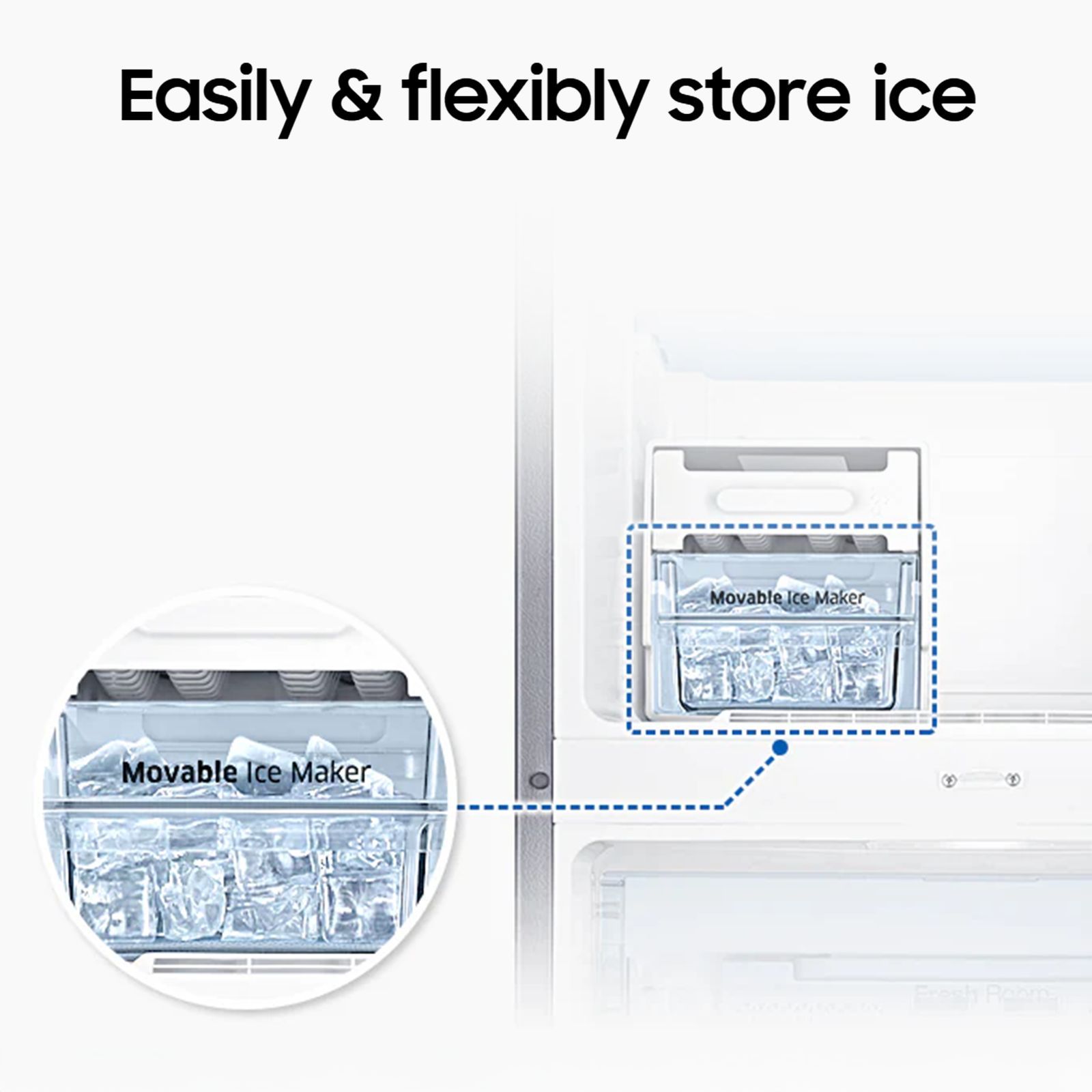 SAMSUNG 236 Litres 2 Star Frost Free Double Door Refrigerator with Deodorizer (RT28C3042S8/HL, Elegant Inox)_14