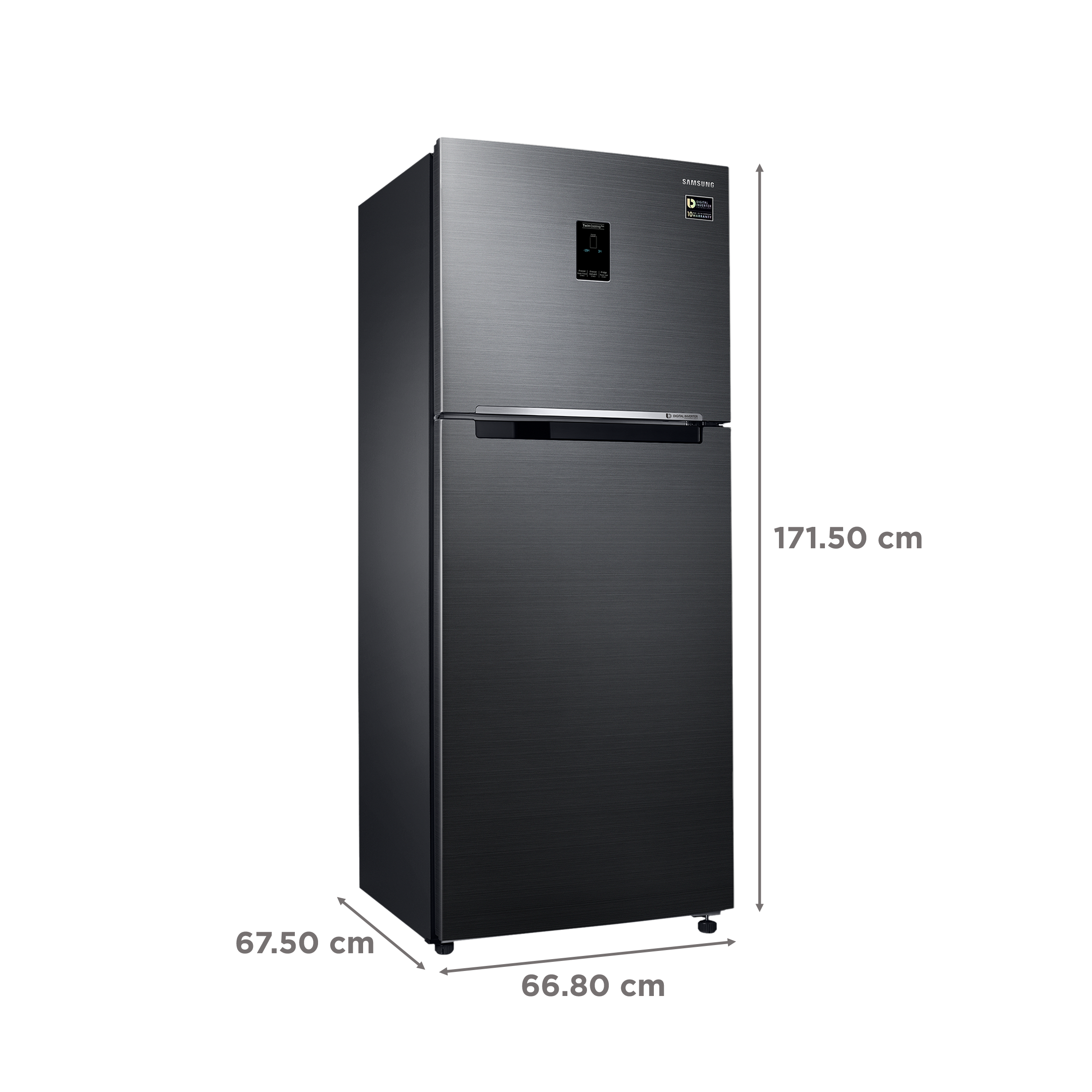 SAMSUNG 363 Litres 2 Star Frost Free Double Door Convertible Refrigerator with Digital Inverter Technology (RT39C5532BS/HL, Black Inox) SAMSUNG 363 Litres 2 Star Frost Free Double Door Convertible Refrigerator with Digital Inverter Technology (RT39C5532BS/HL, Black Inox)_3