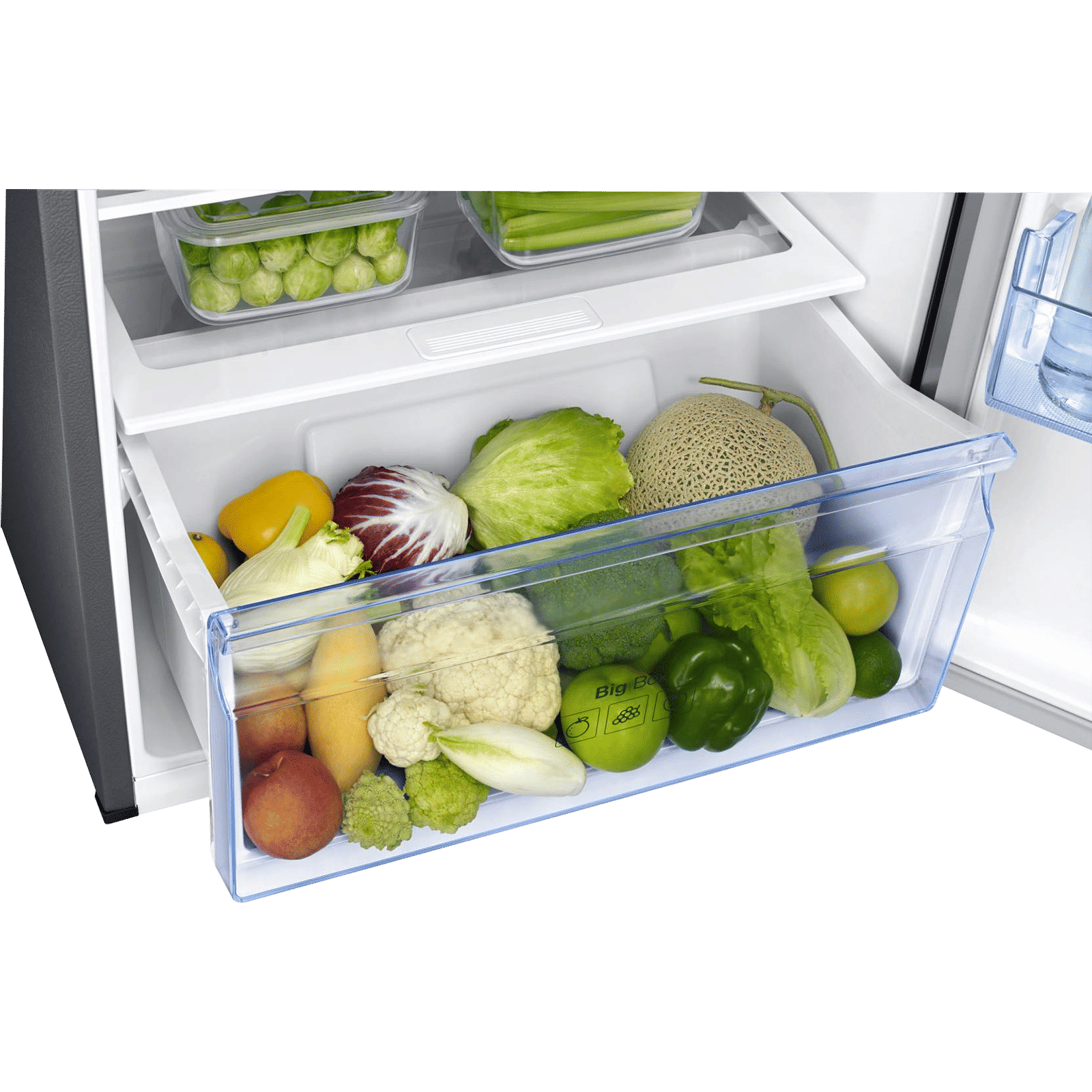 SAMSUNG 355 Litres 2 Star Frost Free Double Door Convertible Refrigerator with Twin Cooling Plus (RT39C5C32DX/HL, Black Inox)_11