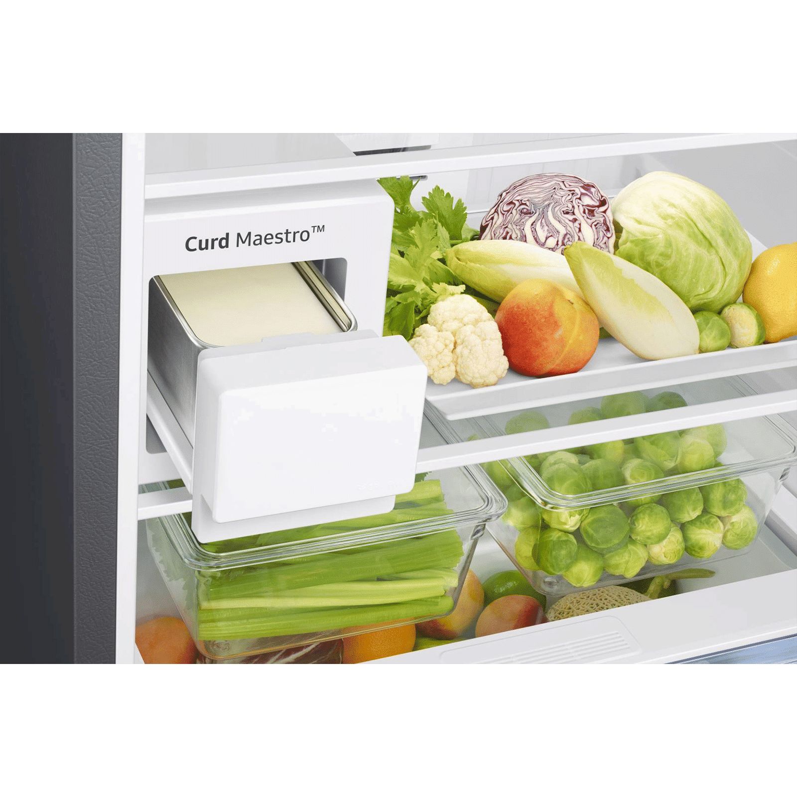 SAMSUNG 355 Litres 2 Star Frost Free Double Door Convertible Refrigerator with Twin Cooling Plus (RT39C5C32DX/HL, Black Inox)_7