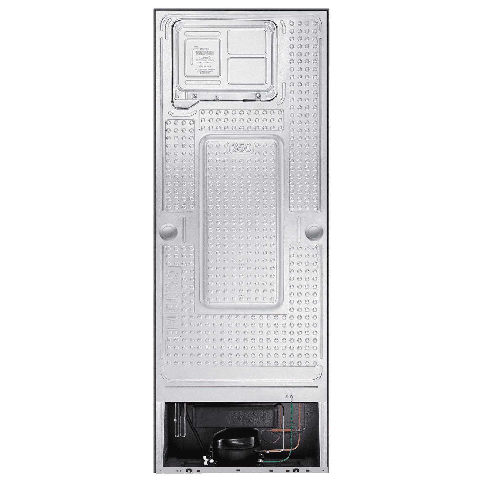 SAMSUNG 355 Litres 2 Star Frost Free Double Door Convertible Refrigerator with Twin Cooling Plus (RT39C5C32DX/HL, Black Inox)_9